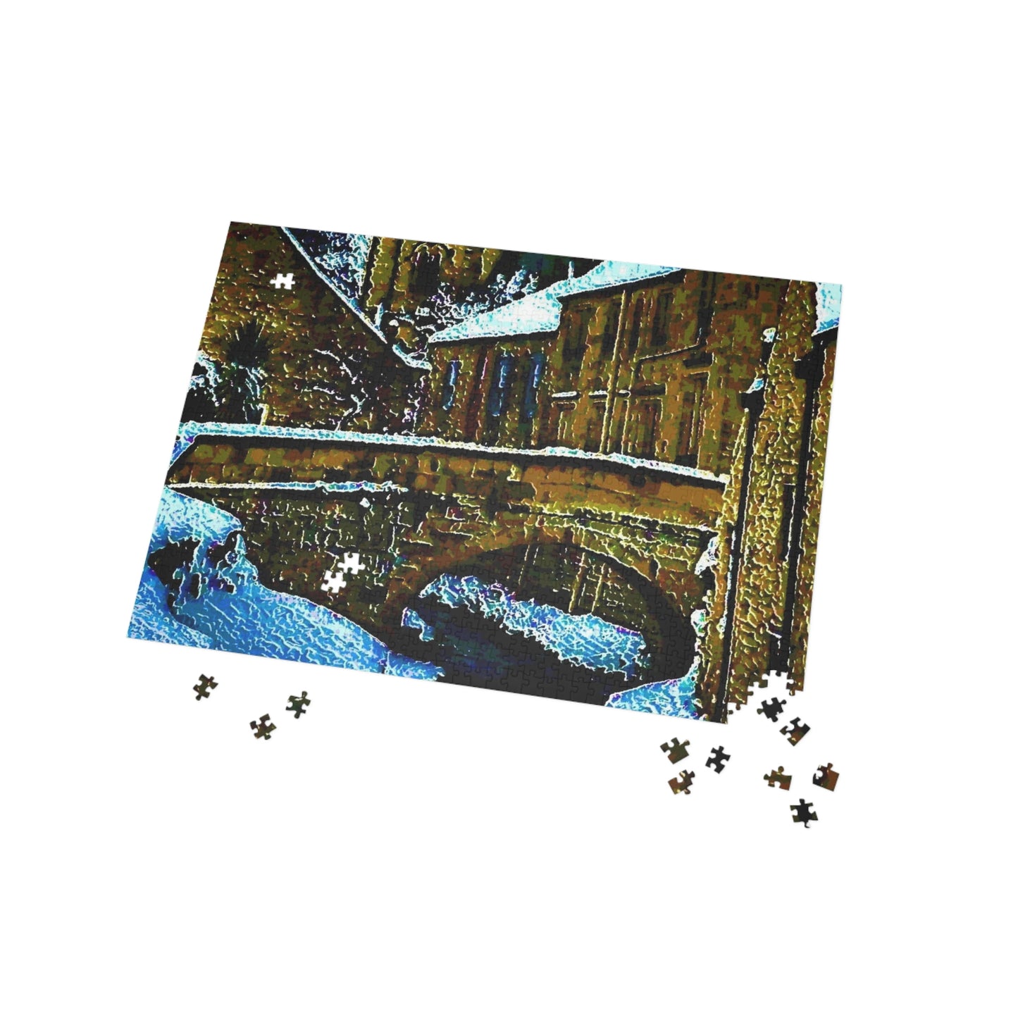 Puzzle (96, 252, 500, 1000-Piece) ...  Walikng The Streets & Alleys ... 'Strolling The Canals ... '  ... Original Works  ...