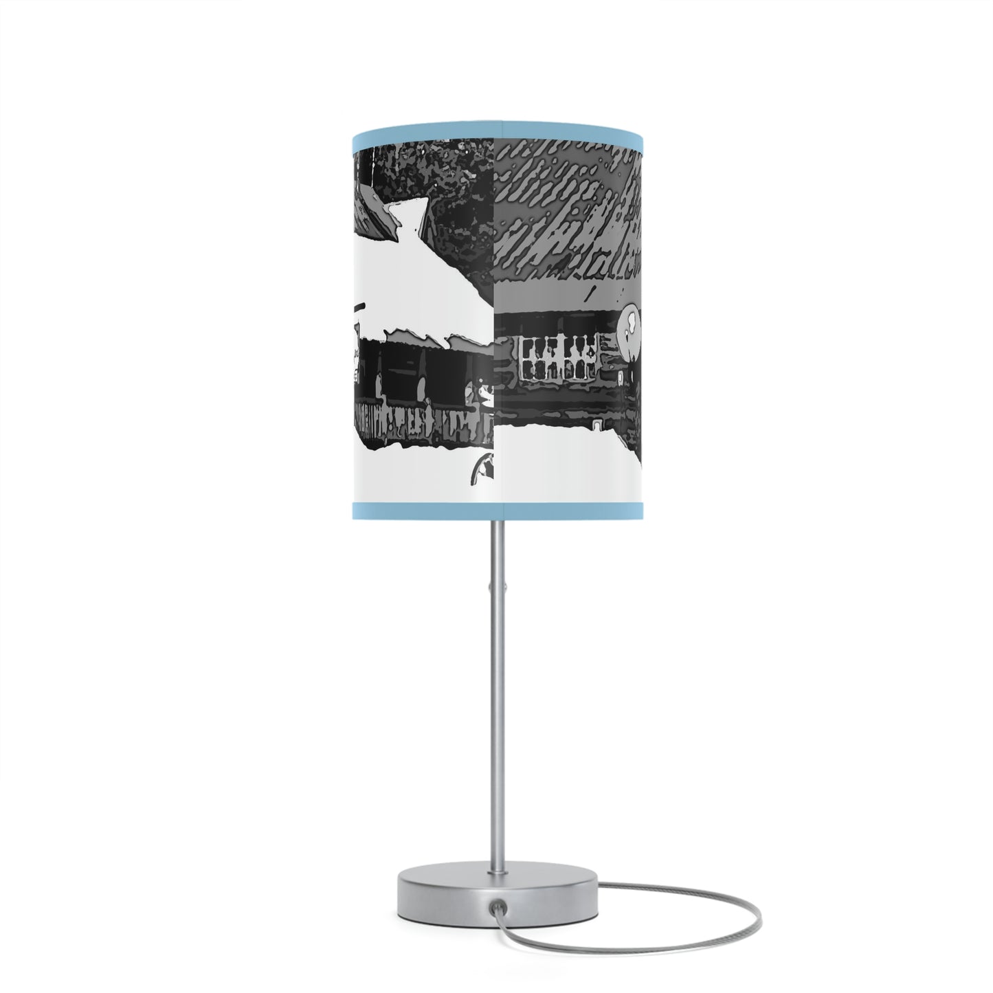 Lamp on a Stand, US|CA plug ... A Beautiful Lodge & Back-Country Outfitter In A Mountain Town ... 'Dixie, Idaho, November 2022' ... Original Works ...