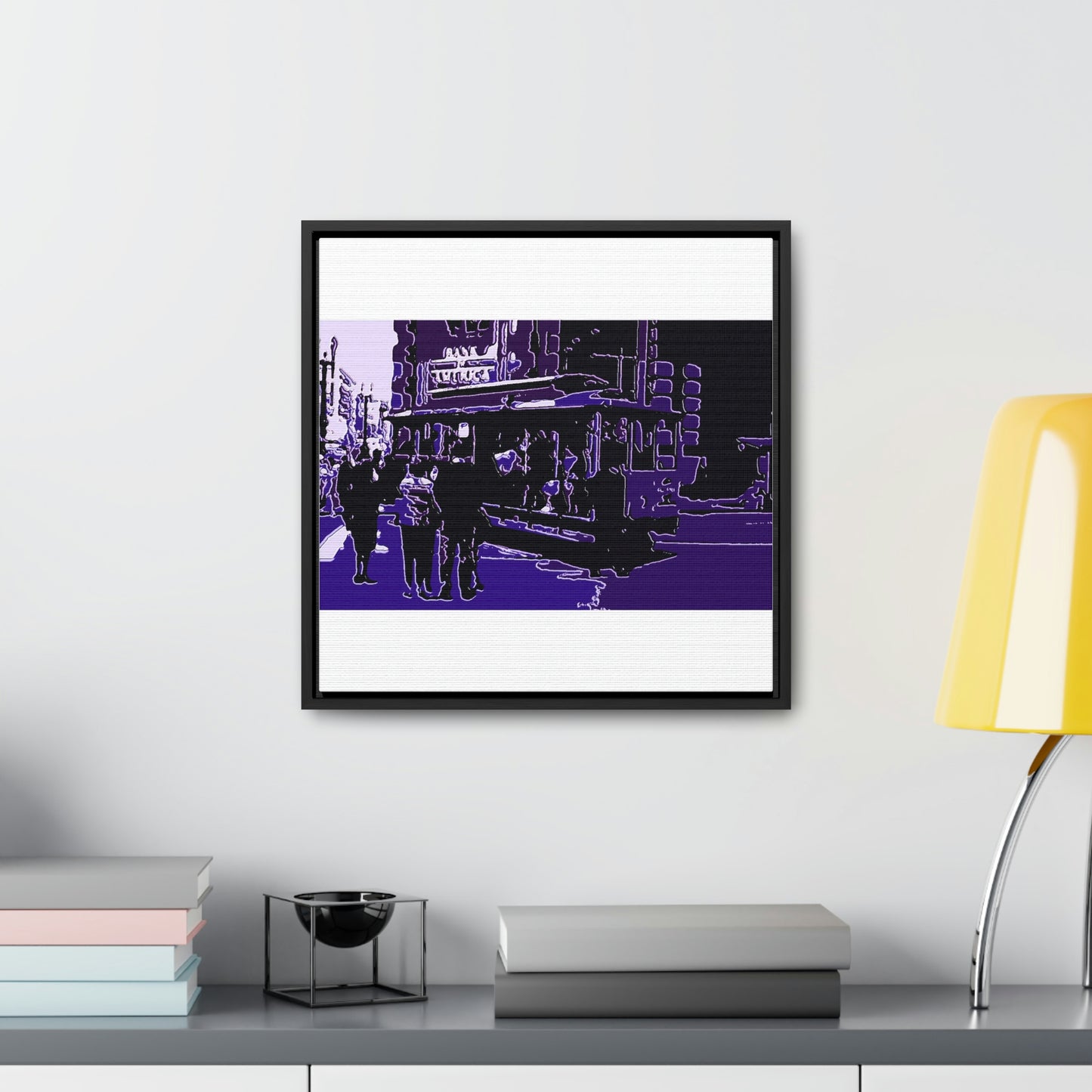 Gallery Canvas Wraps, Square Frame ... San Francisco ... 'Rice-A-Roni-A-San Francisco Treat' ... "A Cable Car Classic" ... Family Archives: 1973 ... Original Works ...