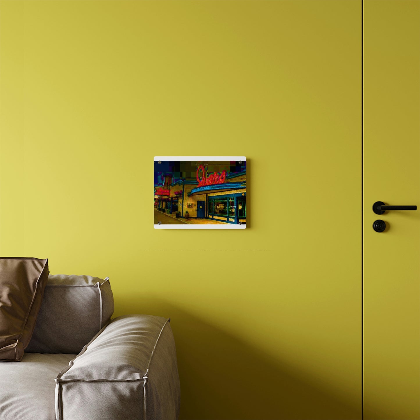 Acrylic Wall Art Panels ...  In-A-Hurry & Stressed? ... Remember: Keep "Clam" ... Clam_Happy ...  'Ivars: Seattle Waterfront' ... Personal Archives ... Original Works ...