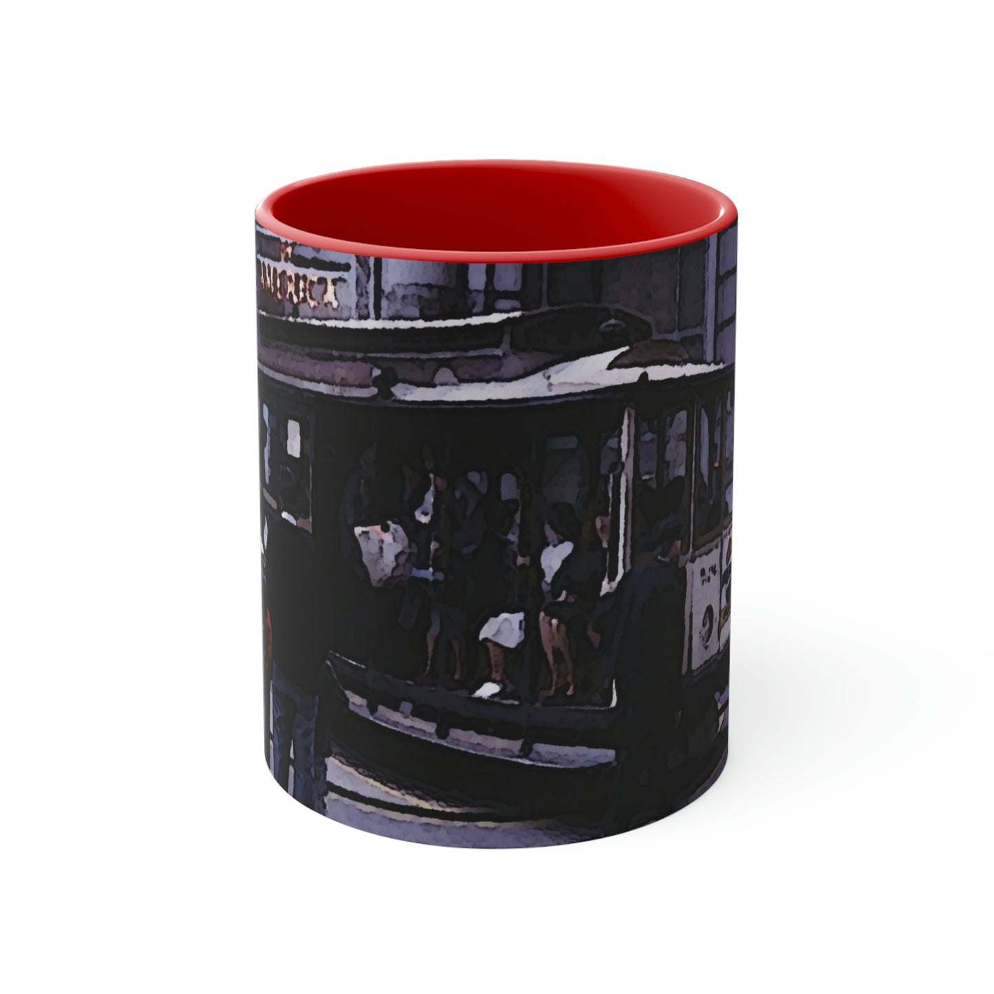 Accent Coffee Mug, 11oz ... San Francisco ... 'Rice-A-Roni-A-San Francisco Treat' ... "A Cable Car Classic" ... Family Archives: 1973 ... Original Works ...