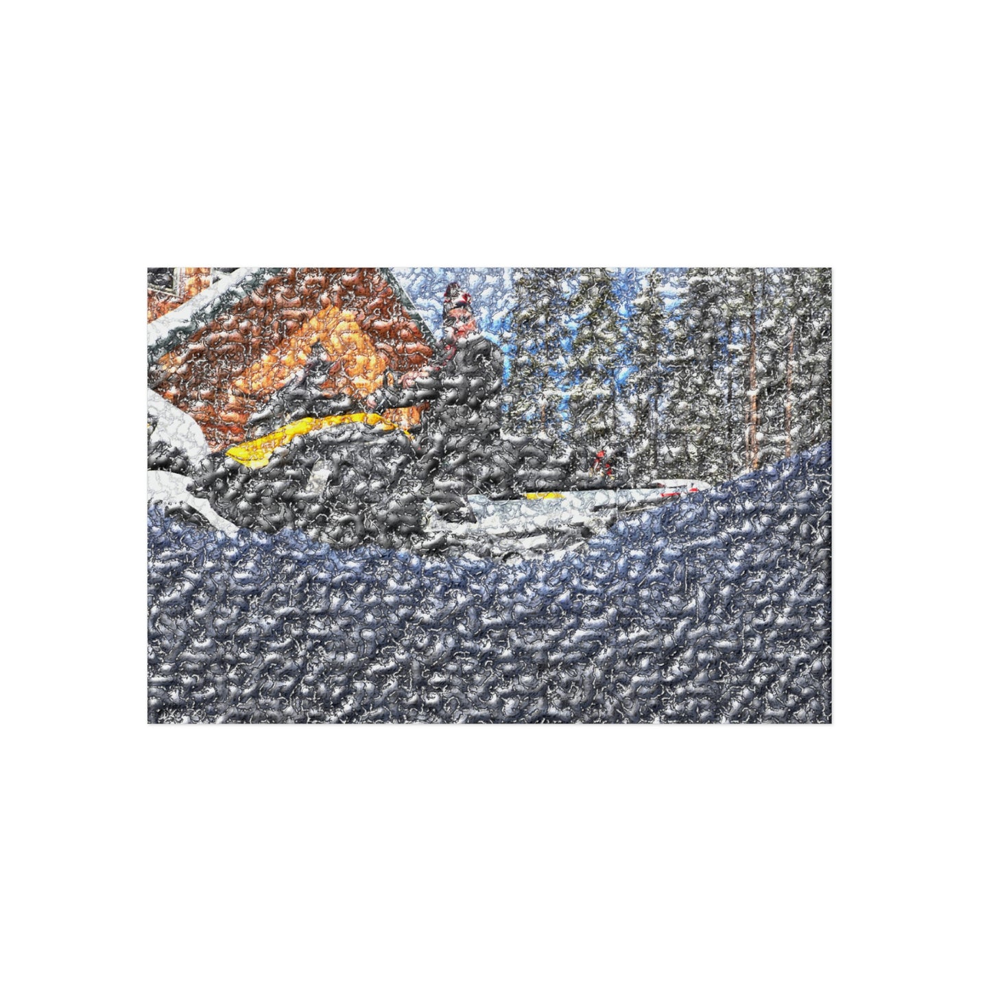 Aluminum Composite Panels ... "Packing After The Storm" ... Circa 3Apr23 ... Rhett Creek, Idaho, USA ... Original Works ...