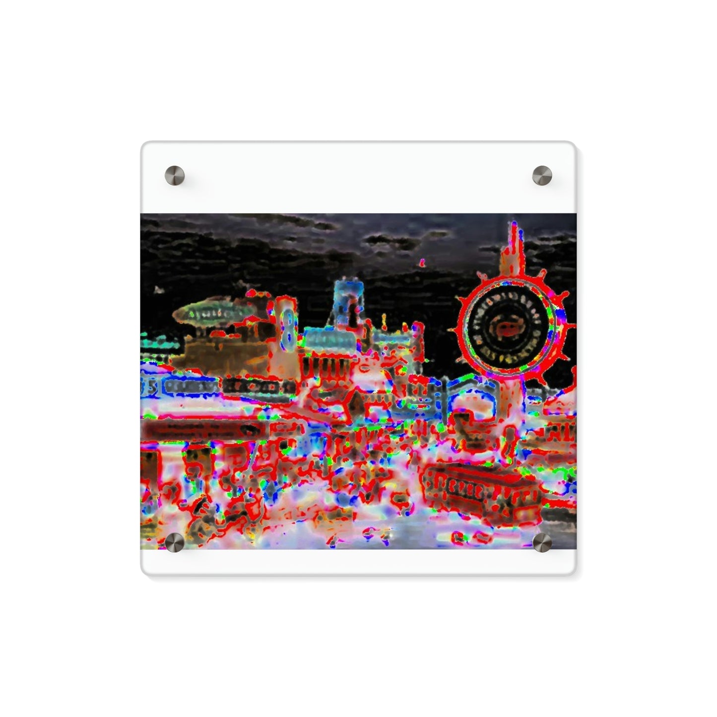Acrylic Wall Art Panels ..."No.9 Fishermen's Grotto - Fishermen's Wharf, SF, California" ... Family Archives: 1970's ... Original Works ...