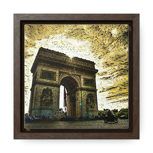 Gallery Canvas Wraps, Square Frame ...  L'Arc de Triomphe ... 'Barbara Joan Bonnell-Holt Photo' ... Circa 1972 ... Oringinal Works ...