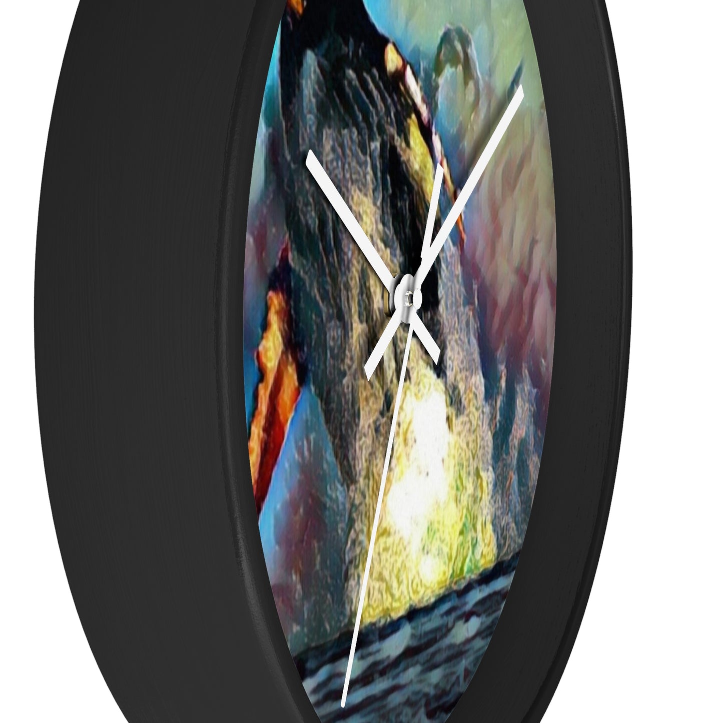 Wall Clock ... An Extraordinary Humpback Breach ... 'With Explosive Energy' ... Family Archives (KPH) ... Circa: 21st Century. Maui, HI ... Original Works ...