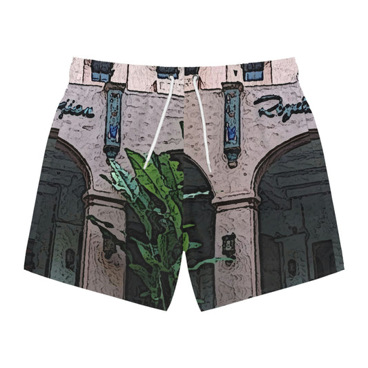 Swim Trunks ... "La Grande Entree" At: 'The Pink Palace' ... The Royal Hawai'ian ... Honolulu, HI ... '27Oct2014' ... Original Works ...