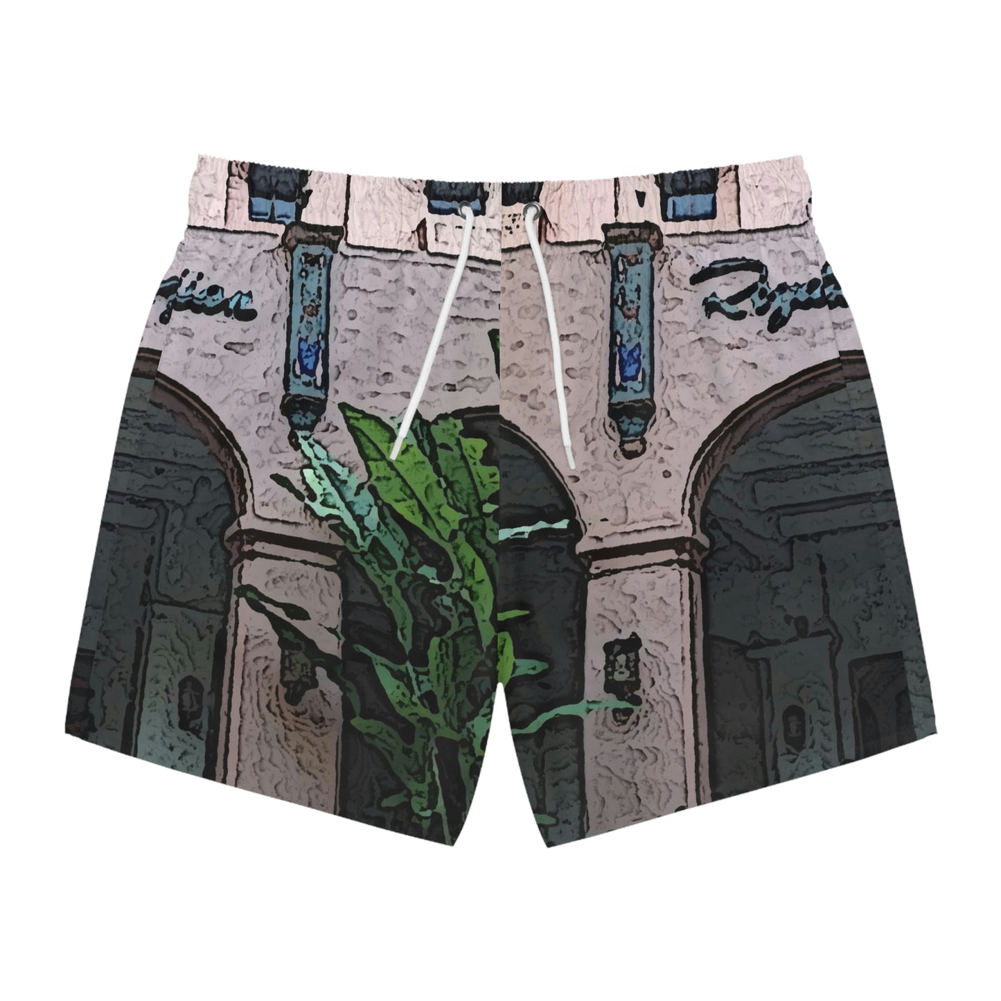 Swim Trunks ... "La Grande Entree" At: 'The Pink Palace' ... The Royal Hawai'ian ... Honolulu, HI ... '27Oct2014' ... Original Works ...