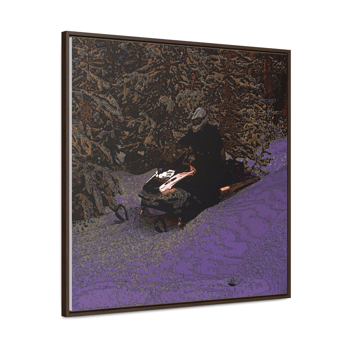 Gallery Canvas Wraps, Square Frame ... Yep ... "Another Day ... Riding Through The Wilderness ... " ... February 2023 ... Original Works ...