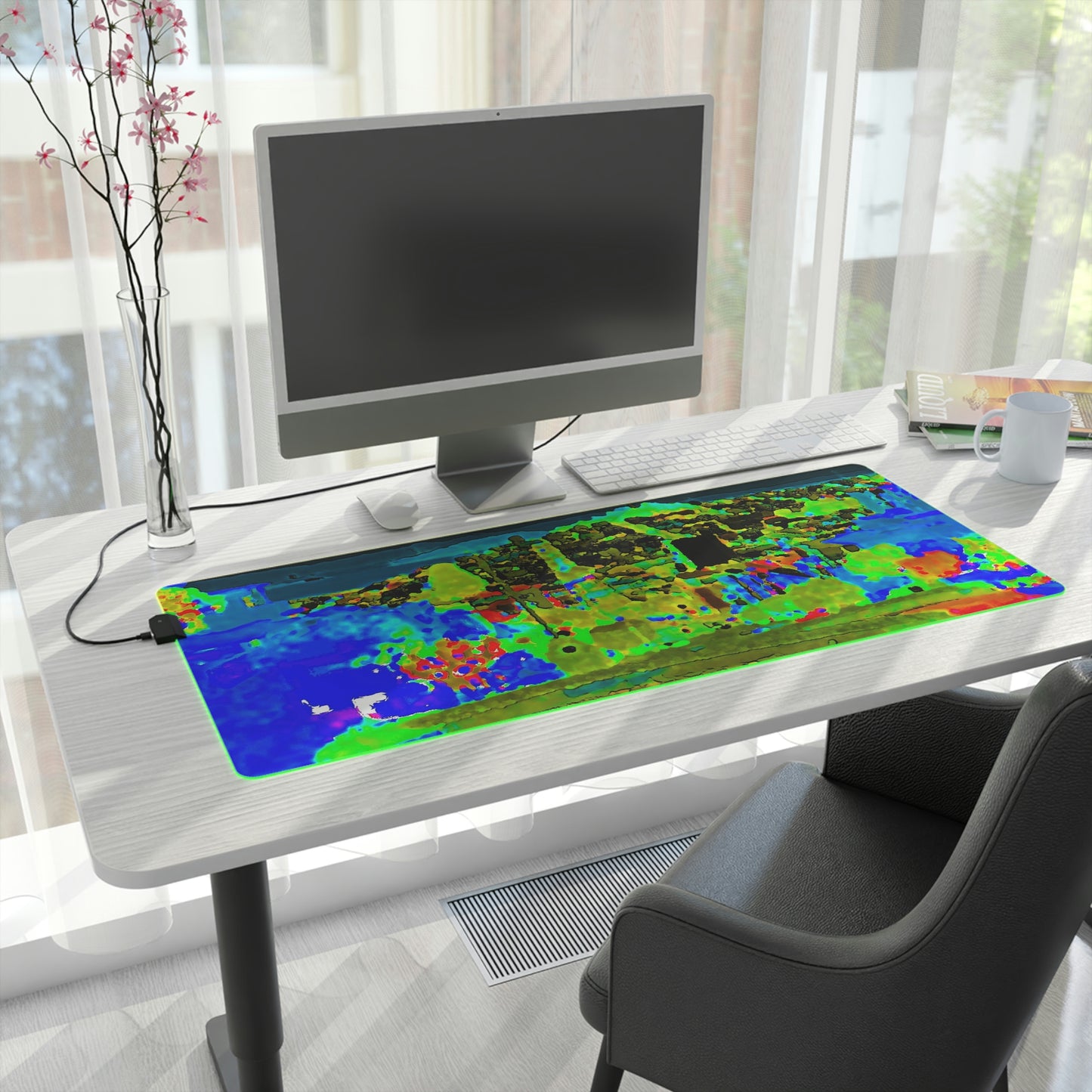 LED Gaming Mouse Pad ... "Lombard Street San Francisco, CA, USA" ... Family Archives 1970's ... Original Works ...