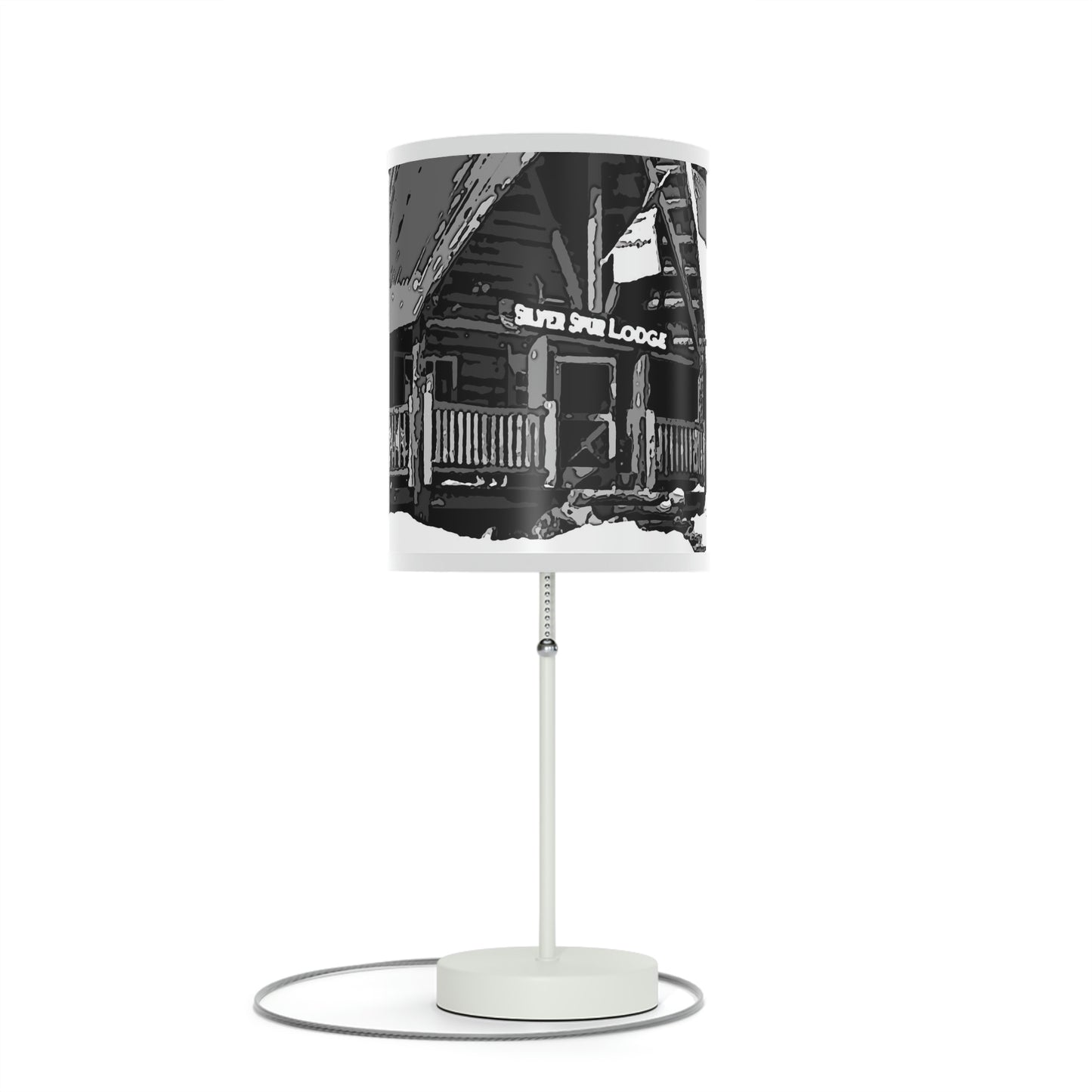 Lamp on a Stand, US|CA plug ... A Beautiful Lodge & Back-Country Outfitter In A Mountain Town ... 'Dixie, Idaho, November 2022' ... Original Works ...