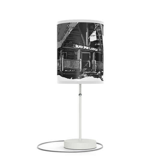 Lamp on a Stand, US|CA plug ... A Beautiful Lodge & Back-Country Outfitter In A Mountain Town ... 'Dixie, Idaho, November 2022' ... Original Works ...