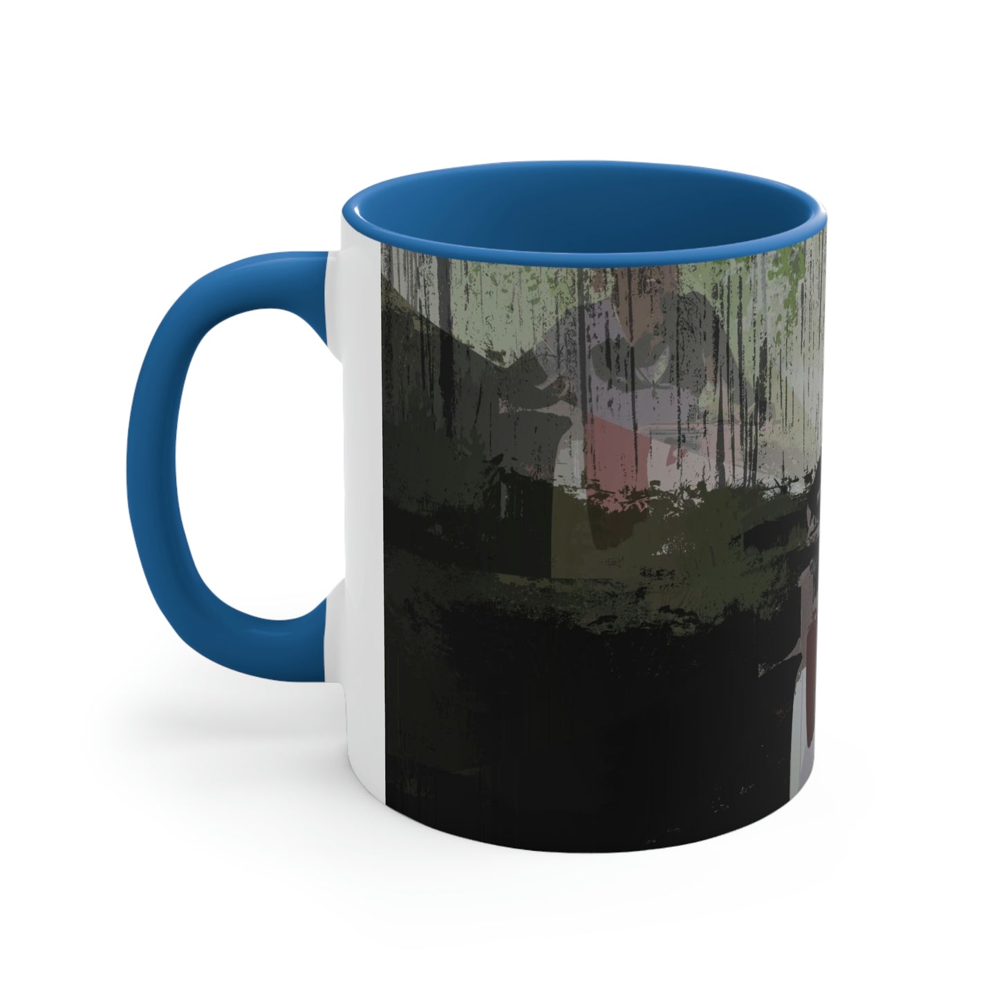 Accent Coffee Mug, 11oz ... 3-Wheeln' N' Groovin The Mountain Roads ... Central Idaho ... Original Works ...
