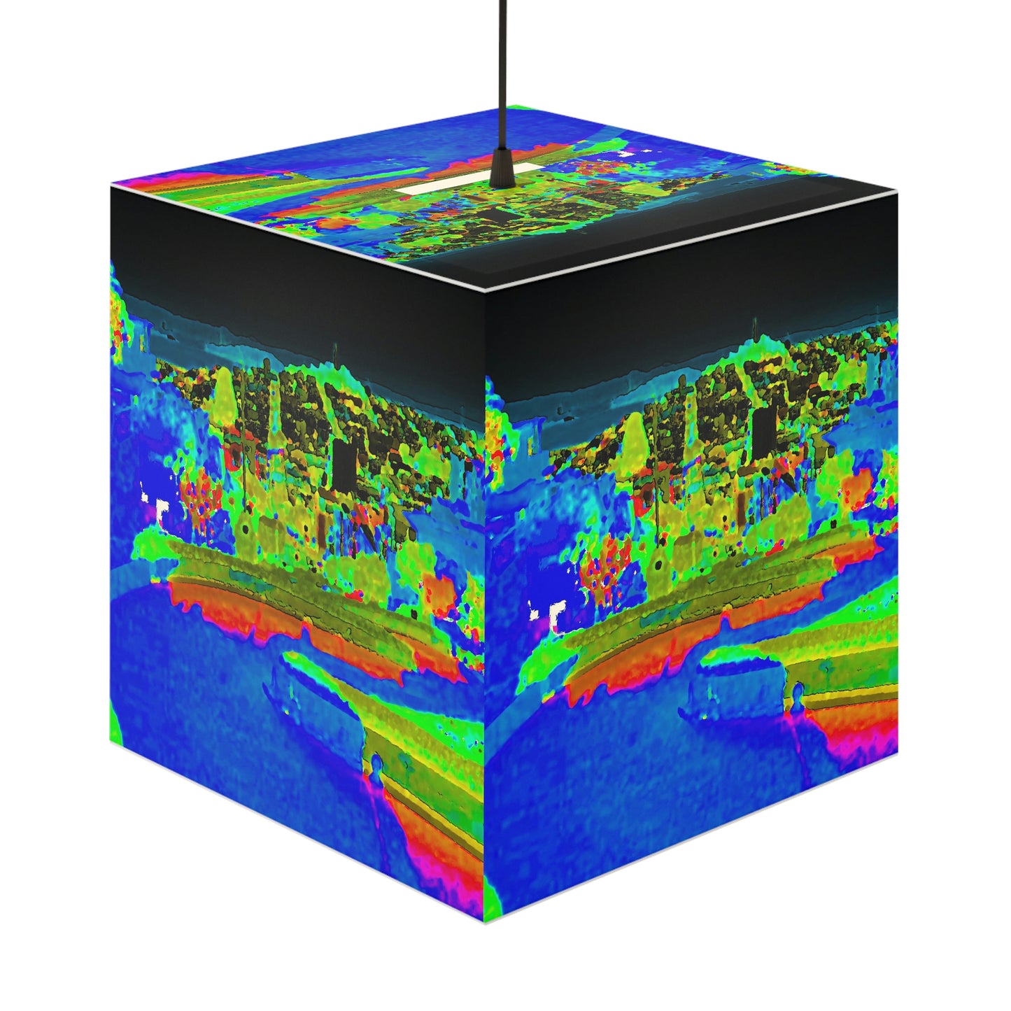 Light Cube Lamp ... "Lombard Street San Francisco, CA, USA" ... Family Archives 1970's ... Original Works ...
