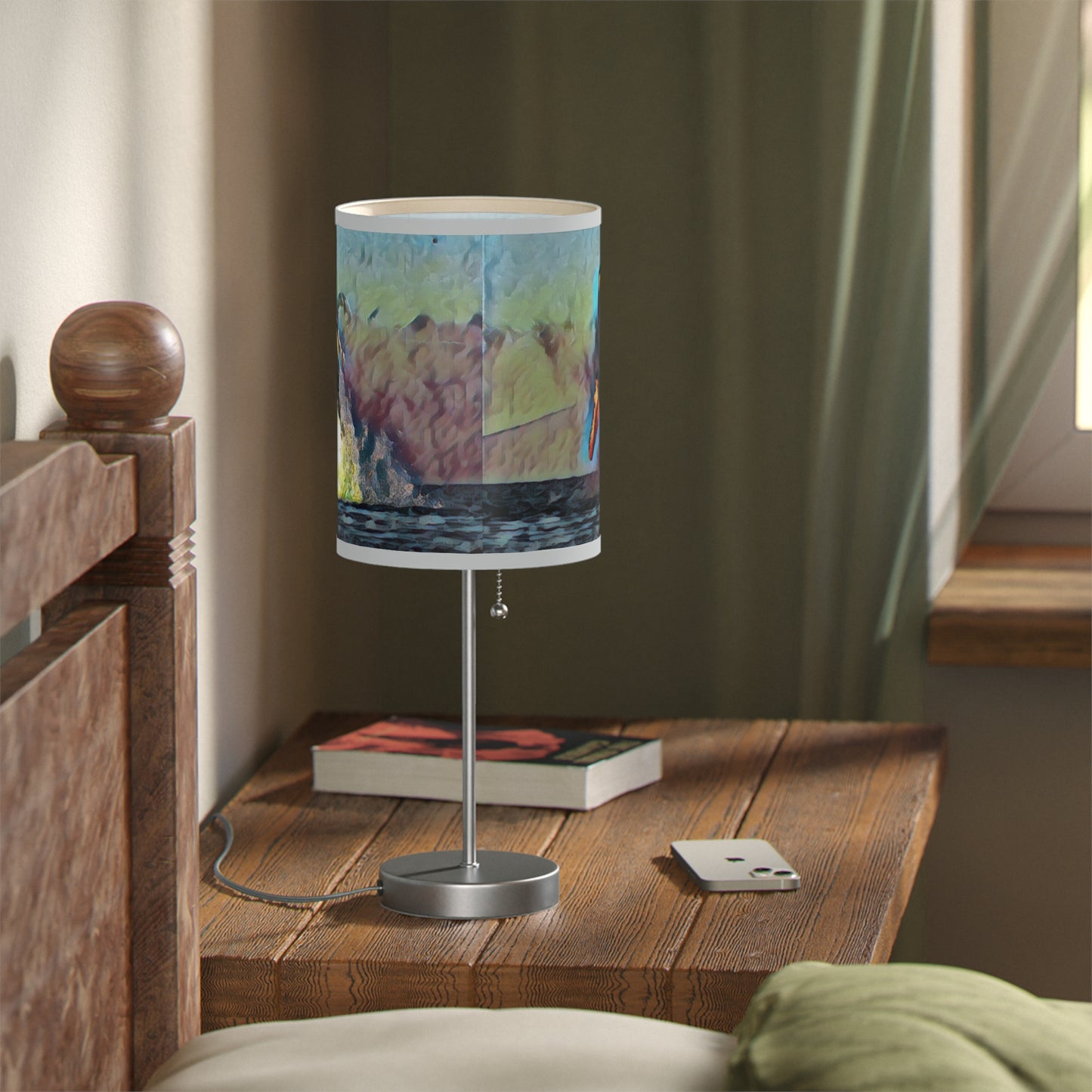 Lamp on a Stand, US|CA plug ... An Extraordinary Humpback Breach ... 'With Explosive Energy' ... Family Archives (KPH) ... Circa: 21st Century. Maui, HI ... Original Works ...