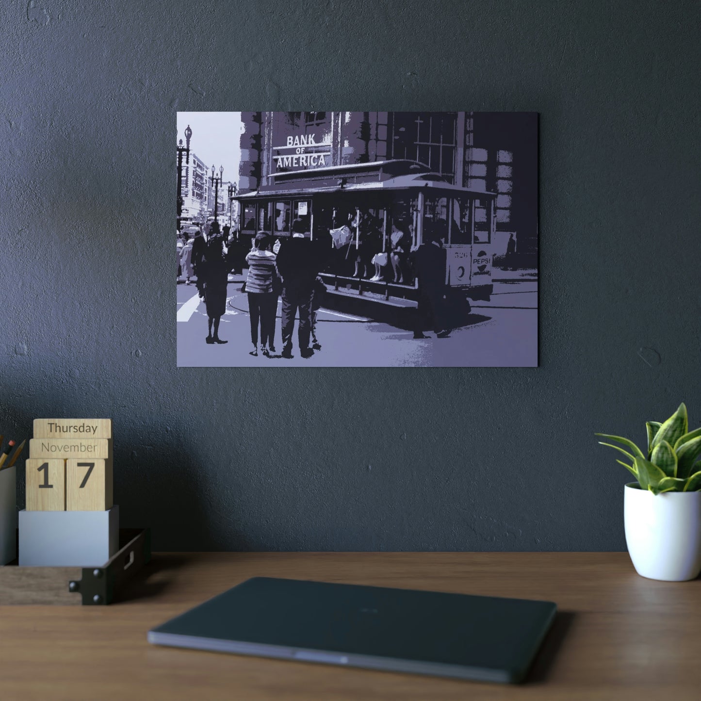 Aluminum Composite Panels ... "Cable Car Turnaround Round-About" ... 'The End Of The Line' ... Family Archives_2 (Father) ... Original Works ...