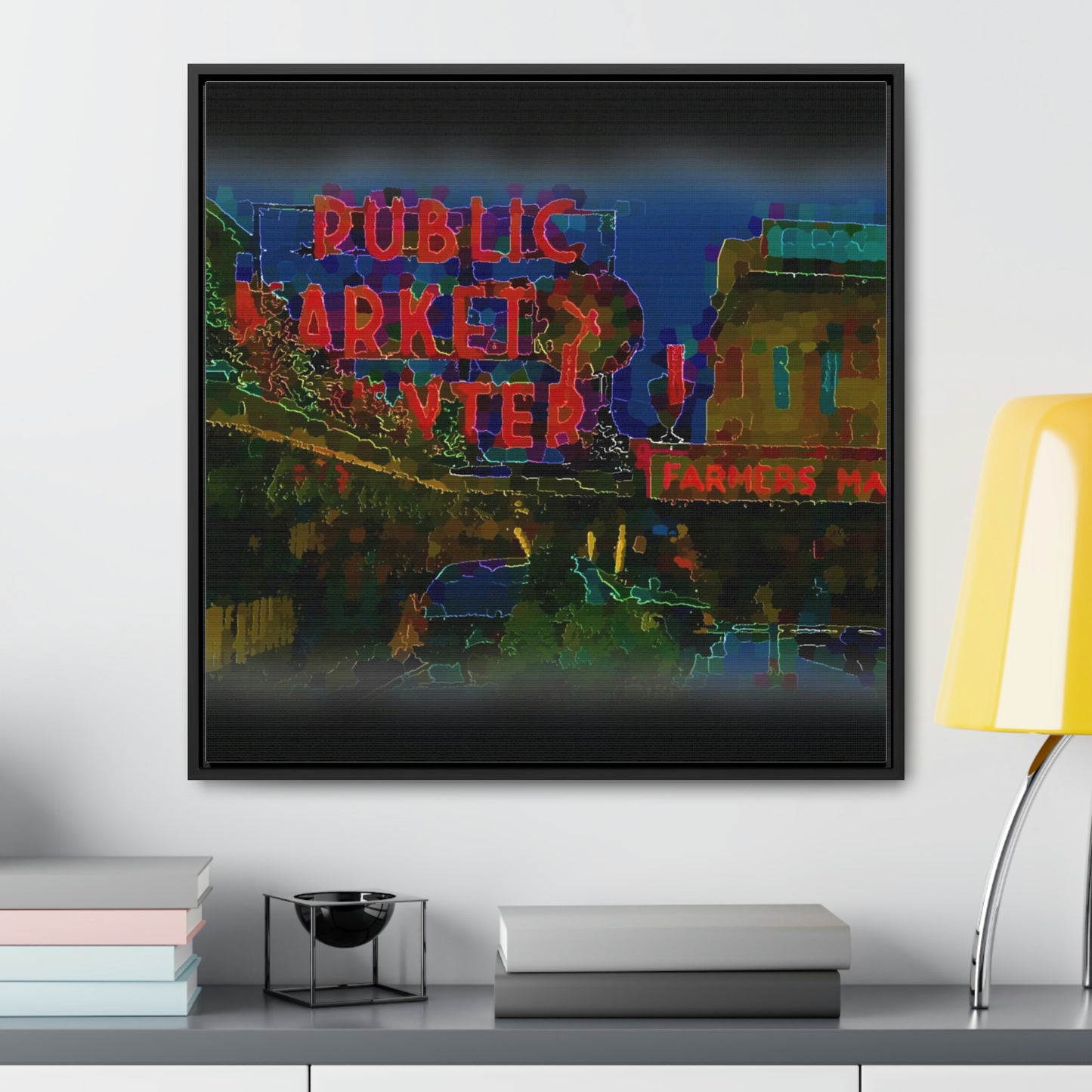Gallery Canvas Wraps, Square Frame ... PPM: Pike Place Market ... Original Work ... Winter 2022 ...