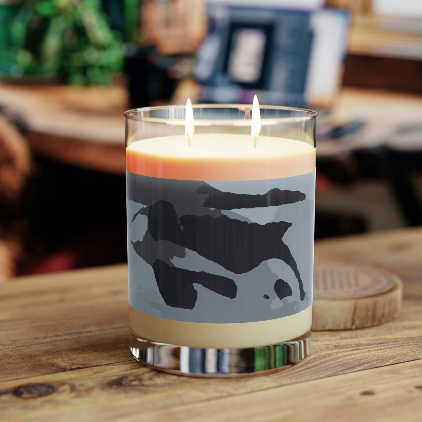 Scented Candle - Full Glass, 11oz ...  'Right Next To Us ... Whale Watch Salish Sea' ... Summer 2012 ... Friday Harbor, San Juan Island, WA ...