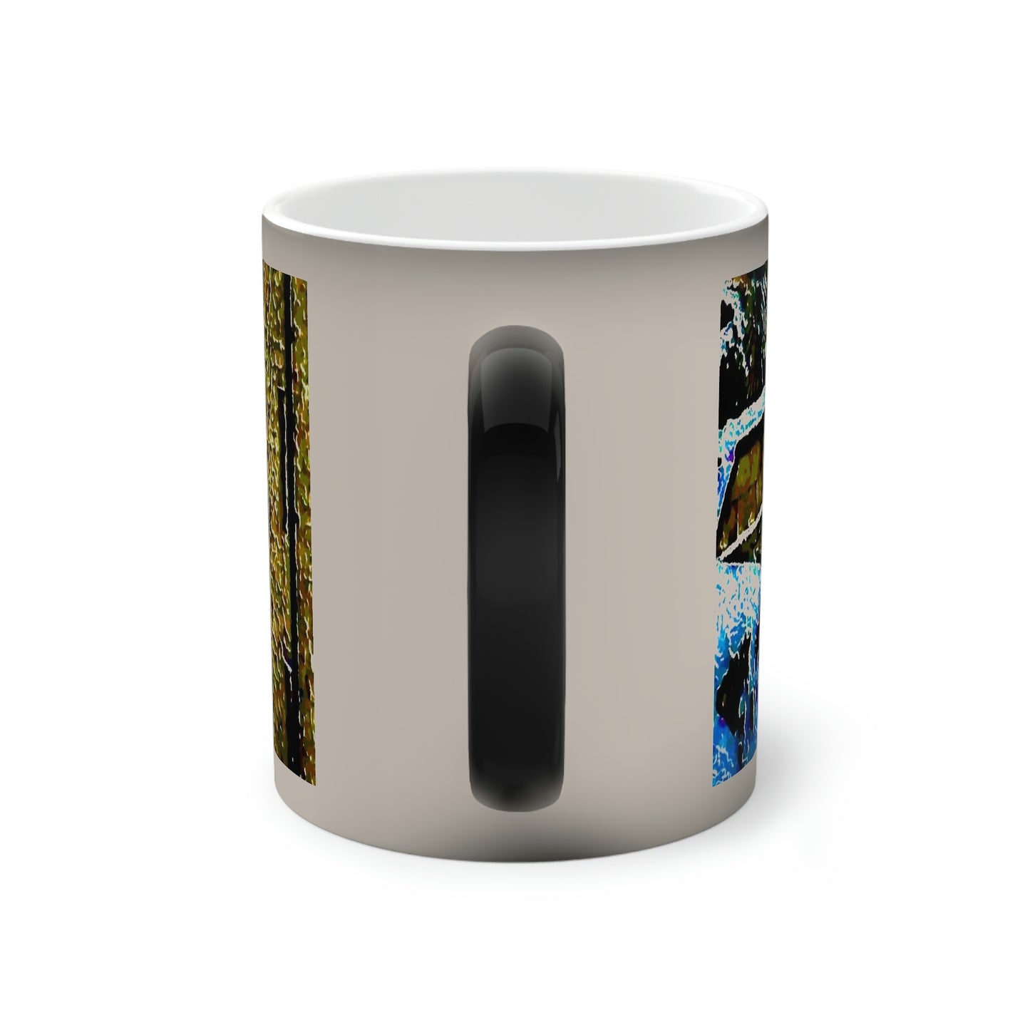 Color-Changing Mug, 11oz ...  Walikng The Streets & Alleys ... 'Strolling The Canals ... '  ... Original Works  ...