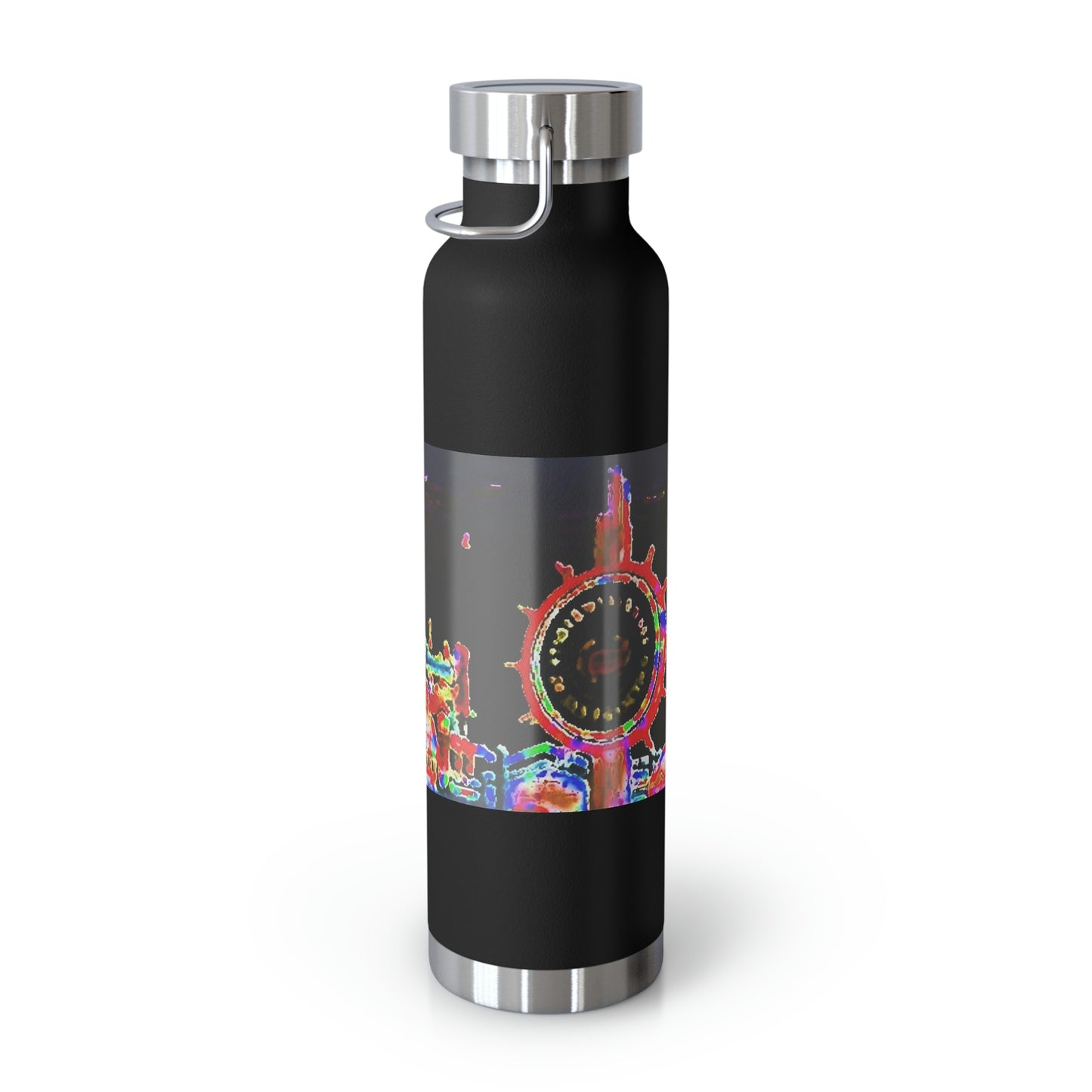 Copper Vacuum Insulated Bottle, 22oz ... "No.9 Fishermen's Grotto - Fishermen's Wharf, SF, California" ... Family Archives: 1970's ... Original Works ...