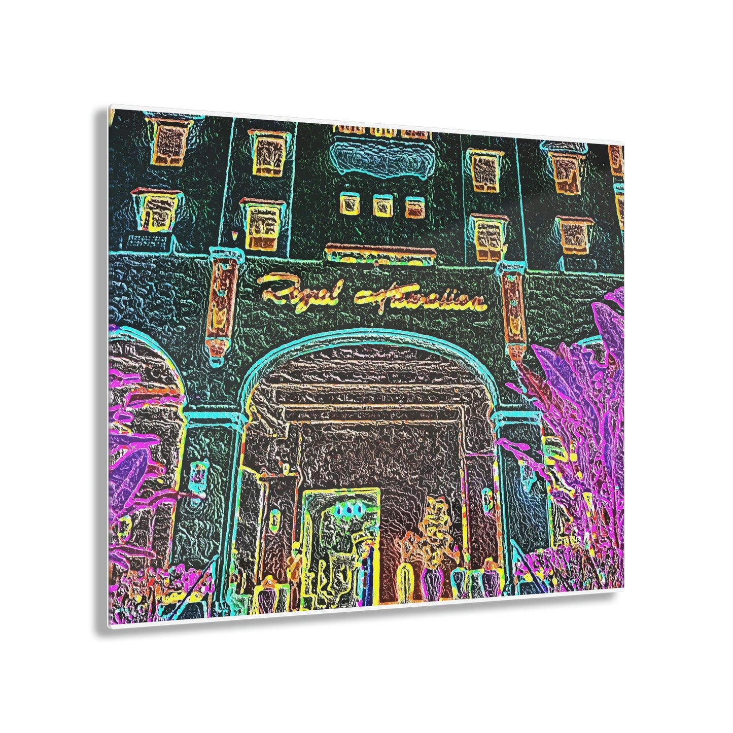 Acrylic Prints ...  "La Grande Entree" At: 'The Pink Palace' ... The Royal Hawai'ian ... Honolulu, HI ... '27Oct2014' ... Original Works ...