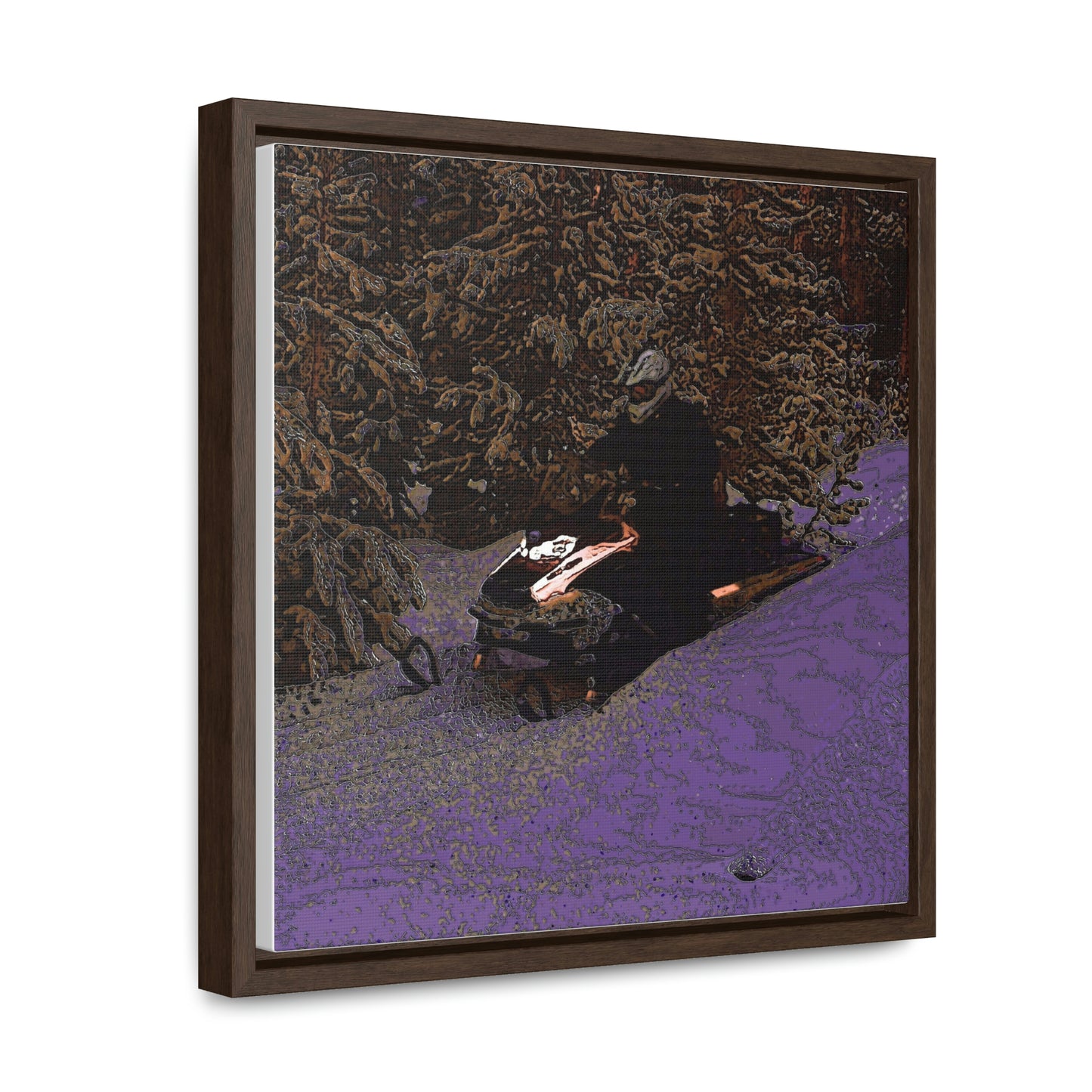 Gallery Canvas Wraps, Square Frame ... Yep ... "Another Day ... Riding Through The Wilderness ... " ... February 2023 ... Original Works ...