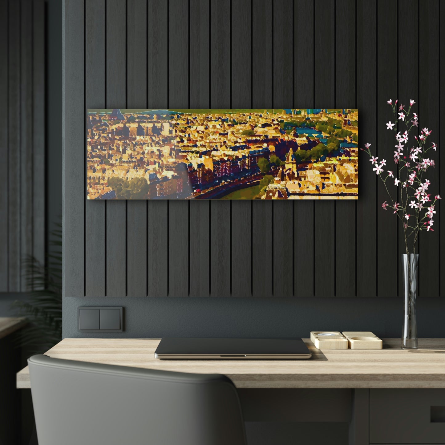 Acrylic Prints ... Au Paris ... "Along The River Seine" ... Barbara Joan Bonnel-Holt: 1972 ... Original Works ...