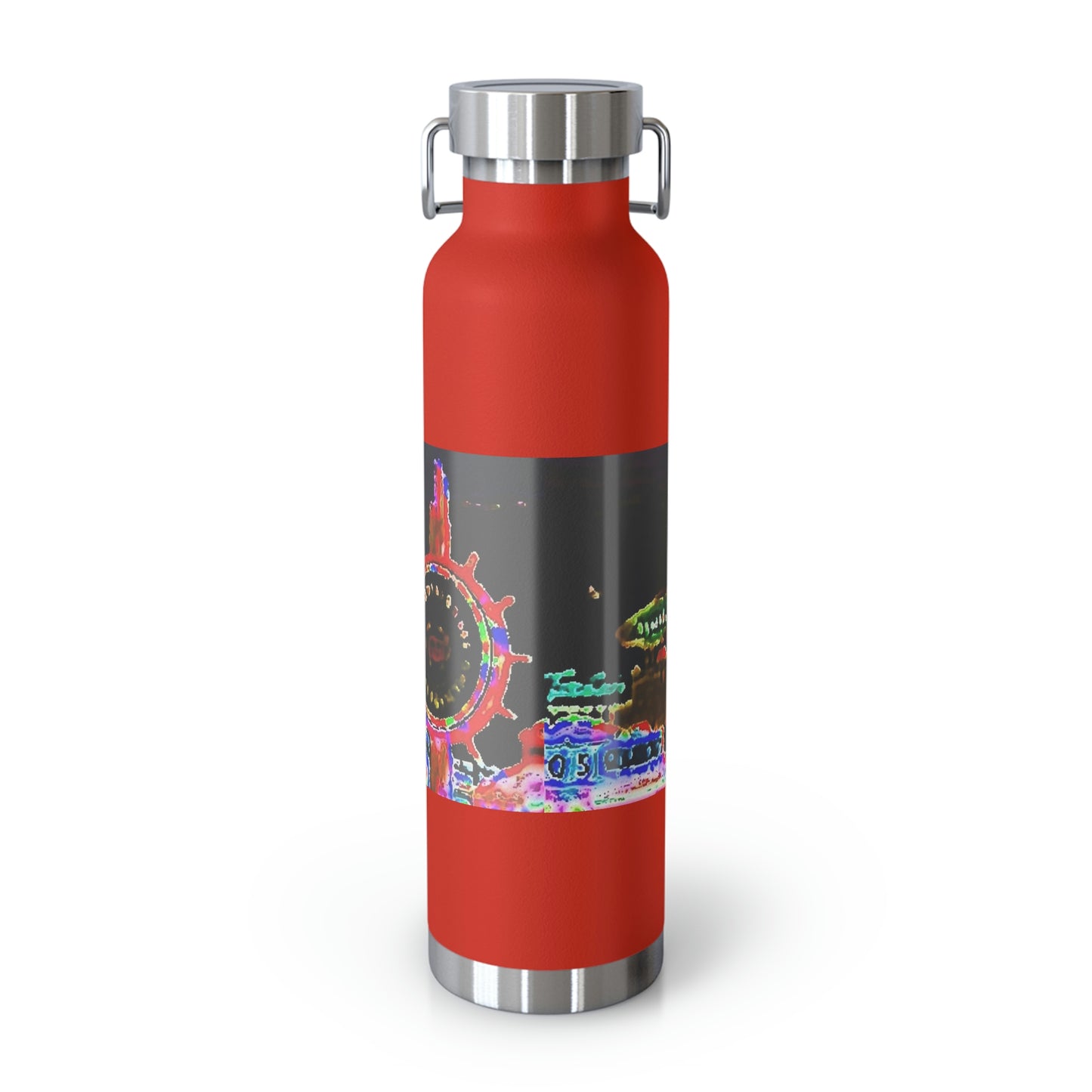 Copper Vacuum Insulated Bottle, 22oz ... "No.9 Fishermen's Grotto - Fishermen's Wharf, SF, California" ... Family Archives: 1970's ... Original Works ...