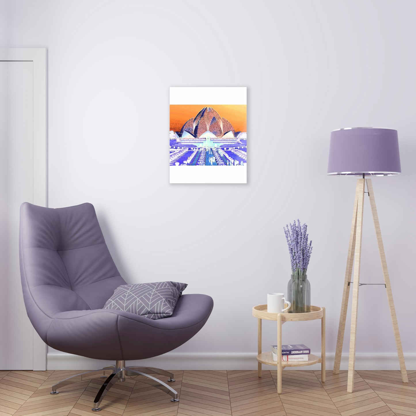 Acrylic Prints ... 'Bahai'i House-Of-Worship' ... "Lotus Temple: Delhi, India, 2008" ... Original Works ...
