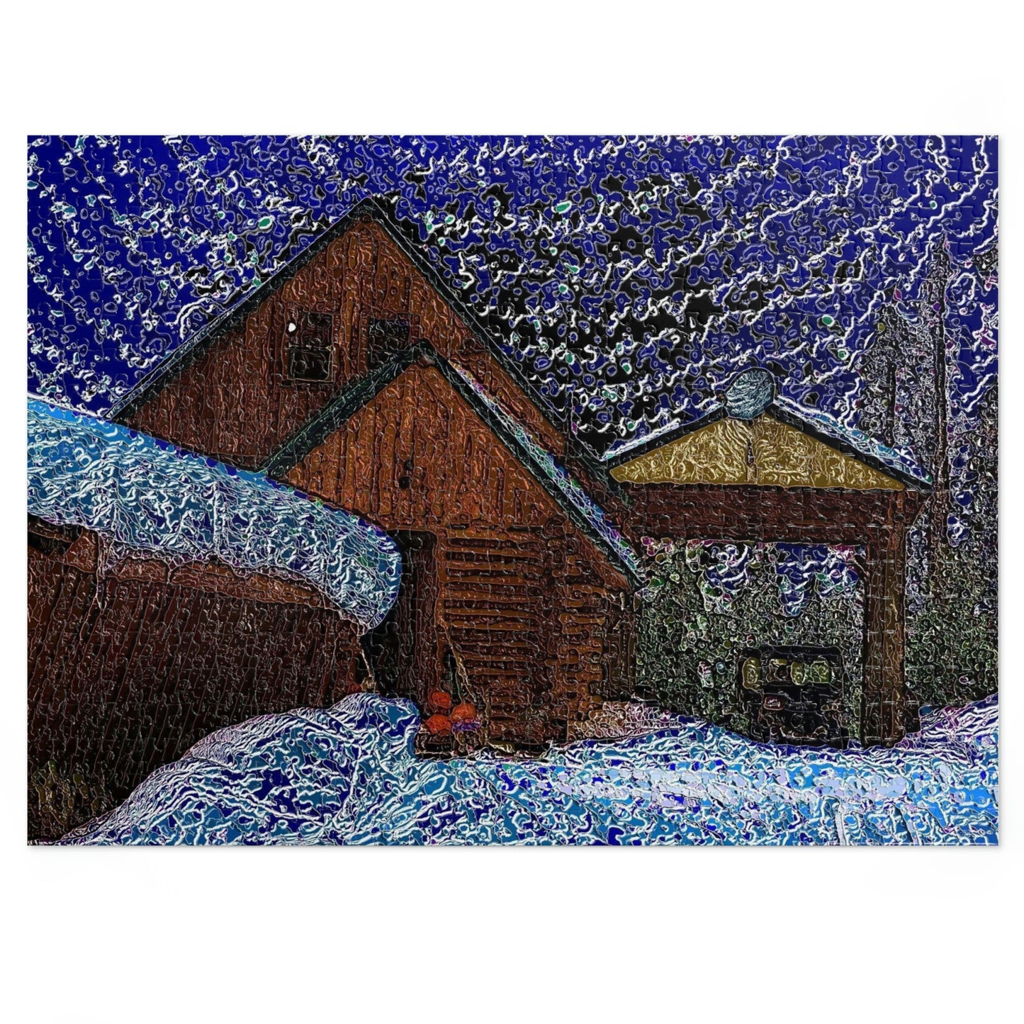 Jigsaw Puzzle (30, 110, 252, 500,1000-Piece) ... Piece-By-Piece ... "Count The Hours & Enjoy The Colors..!" ... Original Works: Phots' Photo: Les Objets D'Art ...