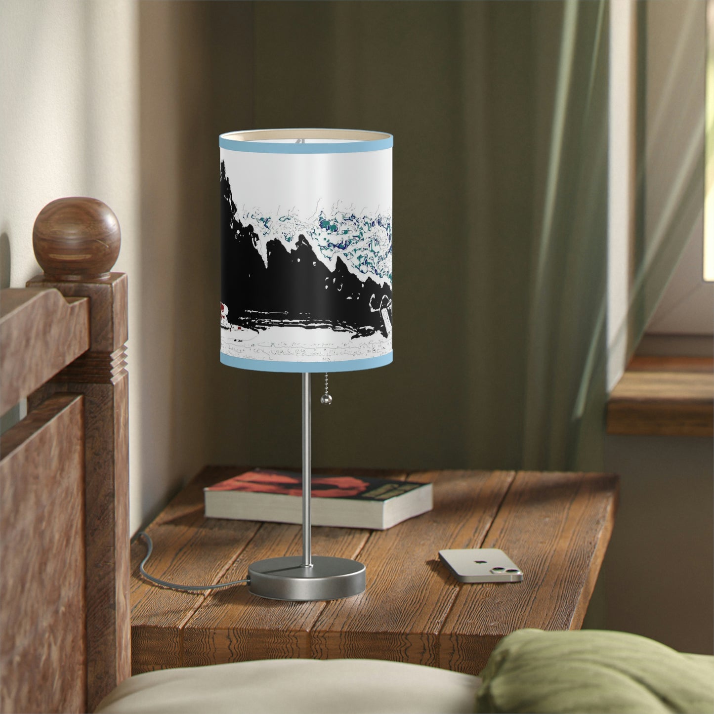 Lamp on a Stand, US|CA plug ... Seattle Columbia Cup On Lake Washington ... "Dave Wilcox Heads For The Win" ... Associate Gift-Photo ... Original Works ...