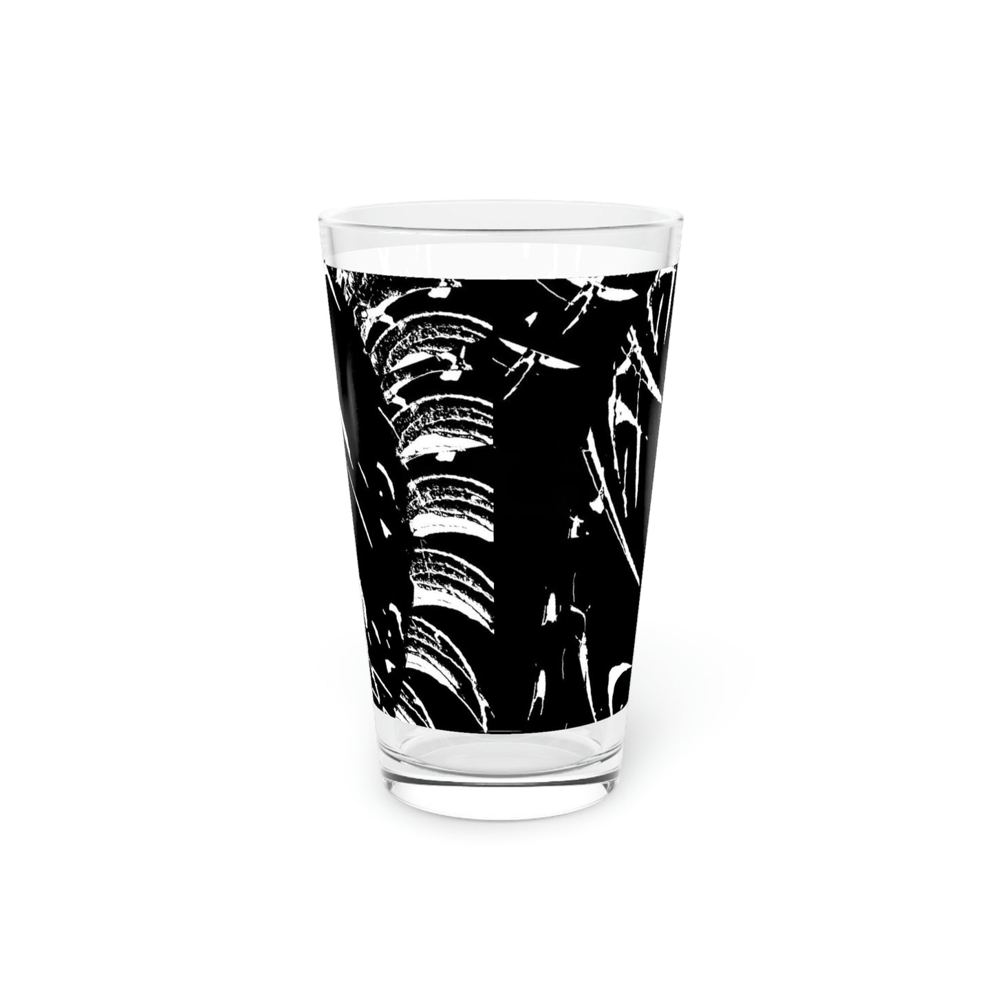 Pint Glass, 16oz ... "Waning Moon" ... Central Idaho ... October 2022 ... Rendering Time: 22 Hours ... Original Works ...