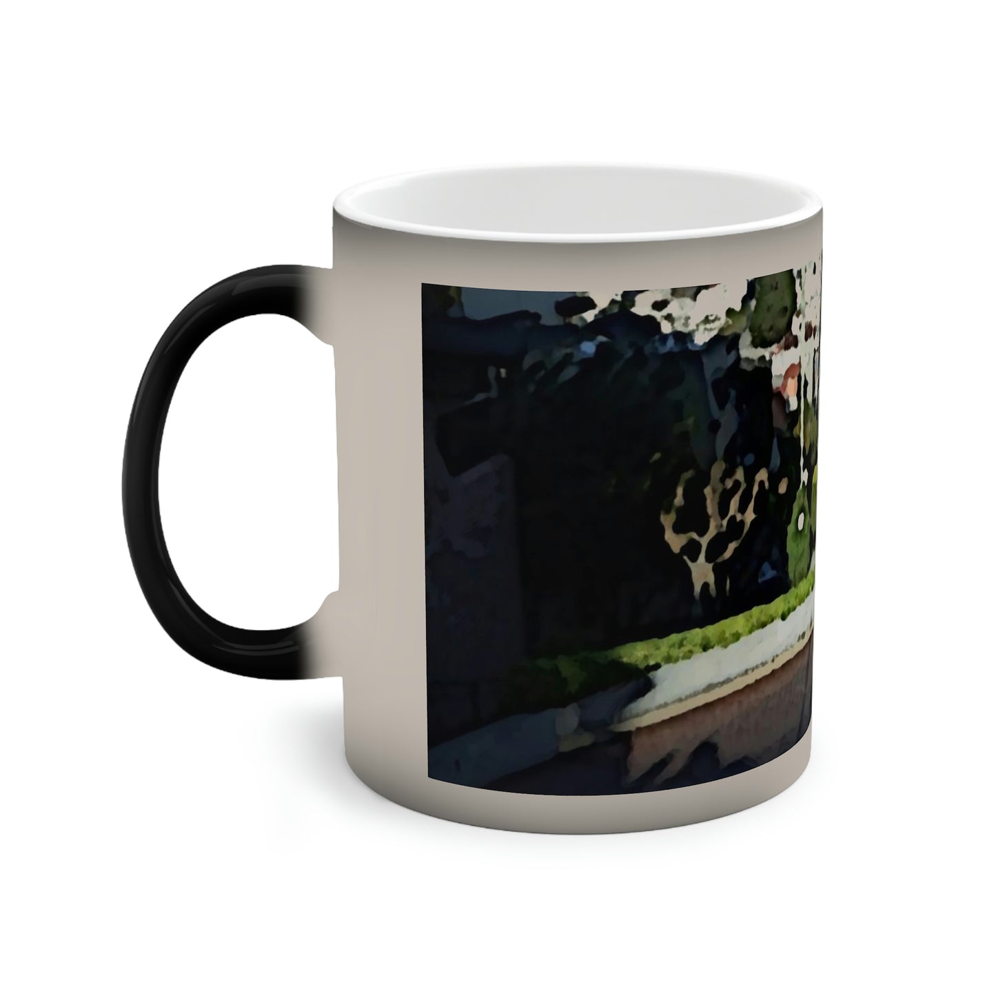 Color-Changing Mug, 11oz ...  "Lombard Street San Francisco, CA, USA" ... Family Archives 1970's ... Original Works ...