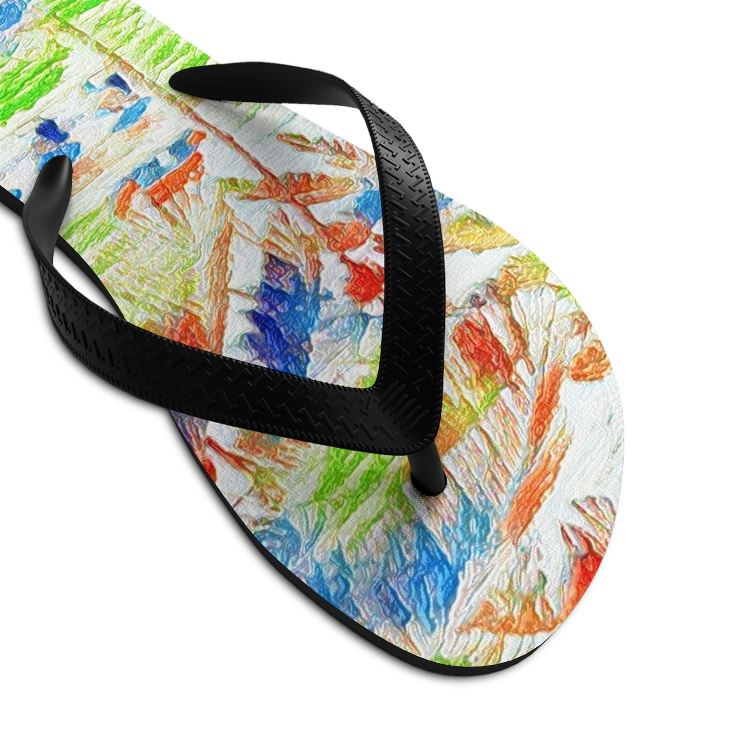 Unisex Flip-Flops ... "The Royal Hawai'ian: Waikiki Beach_Beach" ... Honolulu, HI ... Ocotber 2014 (Halloween) ... Original Works ...