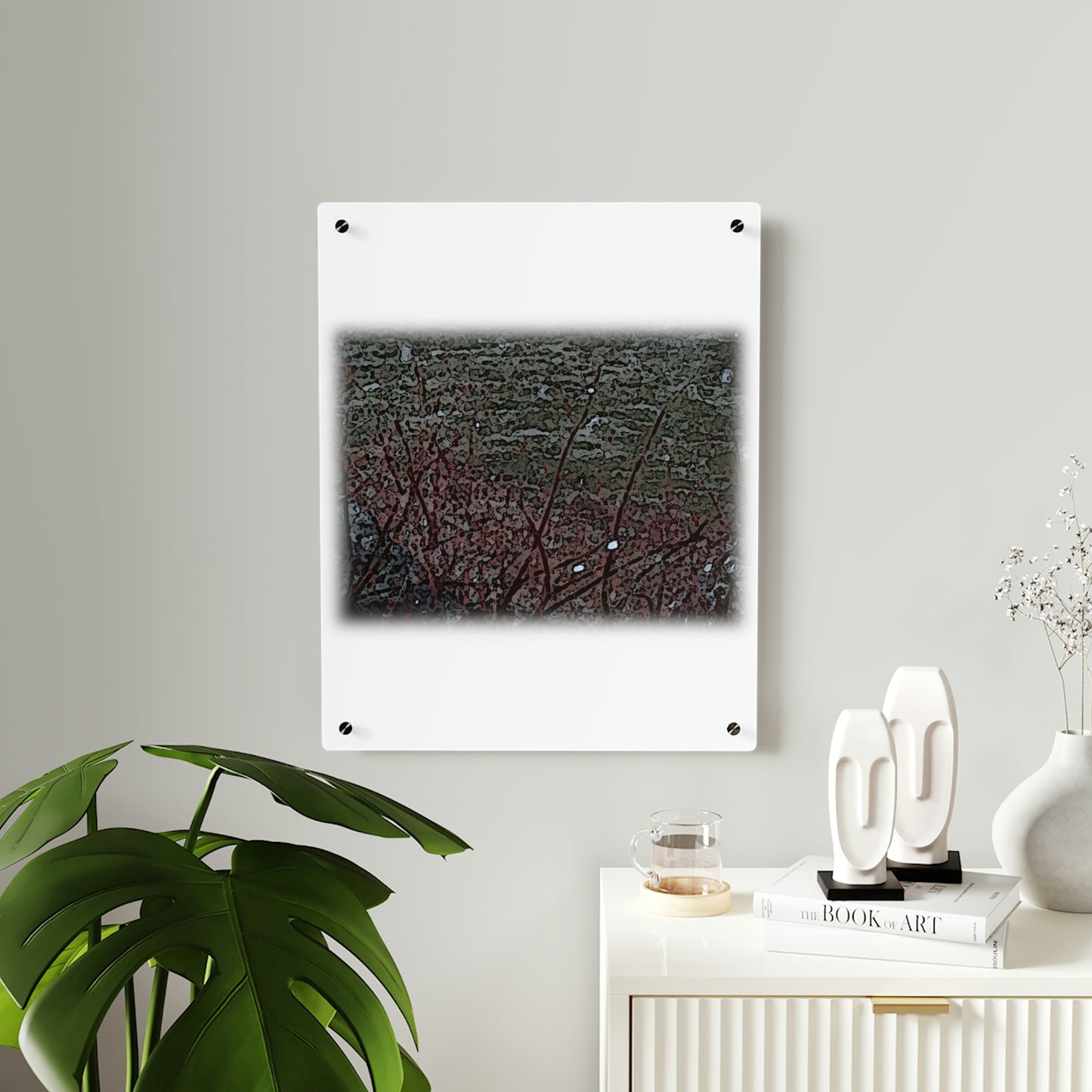 Acrylic Wall Art Panels ... "A River Runs Through It ... Red-Osier-Dogwood (Conus Stonlifera 'Rubra') .. Oringinal Works ... Central Idaho ...