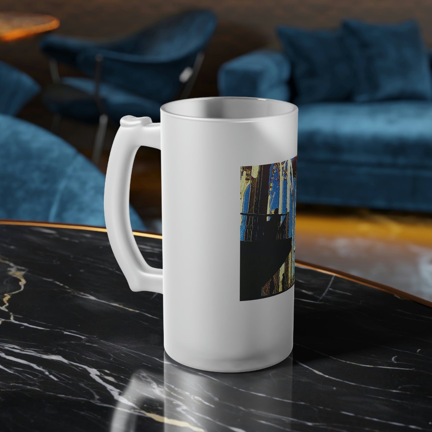 Frosted Glass Beer Mug ... "Seattle's World Fair ... 'A Family Favourite' ..." Original Works ...