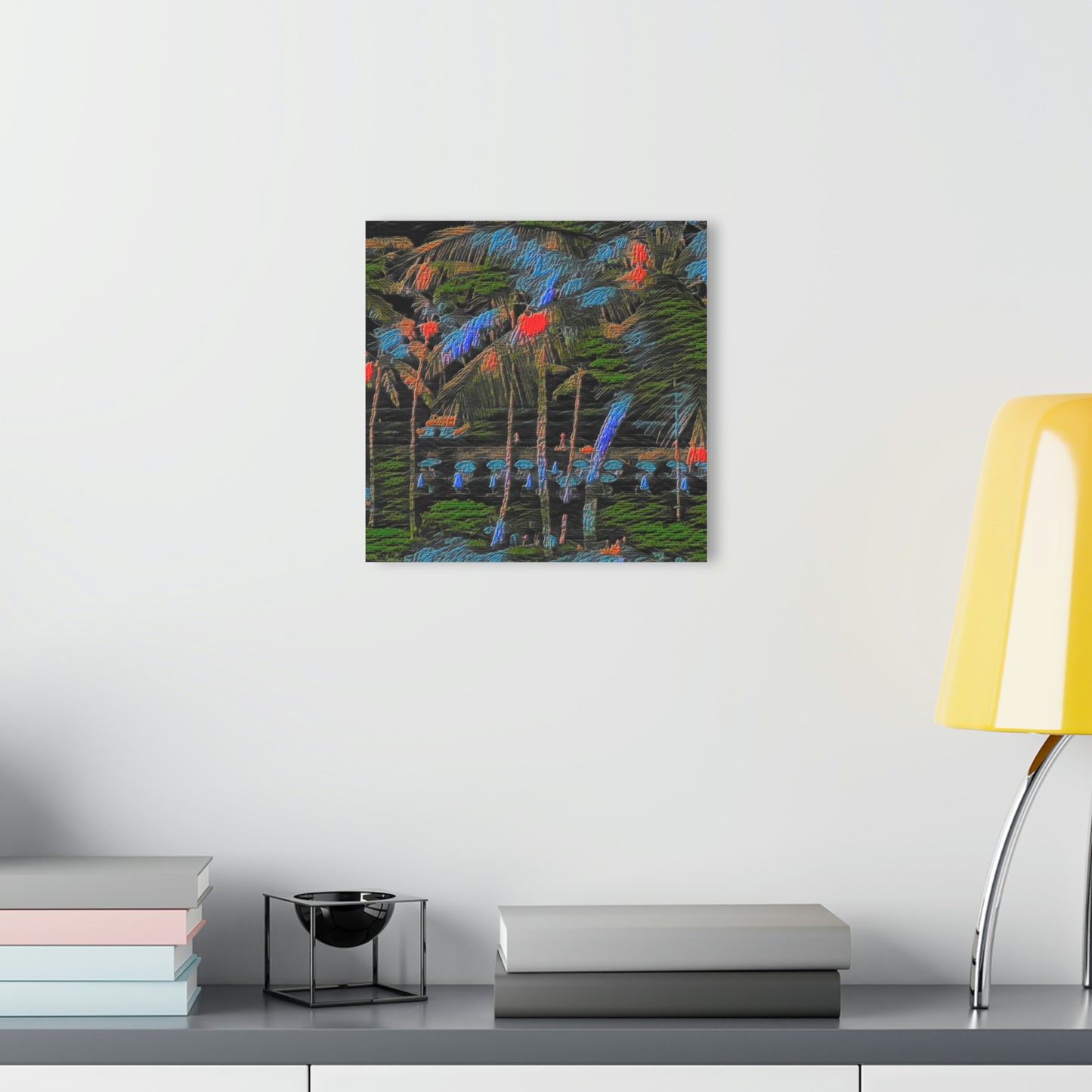 Acrylic Prints (French Cleat Hanging) ... "The Royal Hawai'ian: Waikiki Beach_Beach" ... Honolulu, HI ... Ocotber 2014 (Halloween) ... Original Works ...