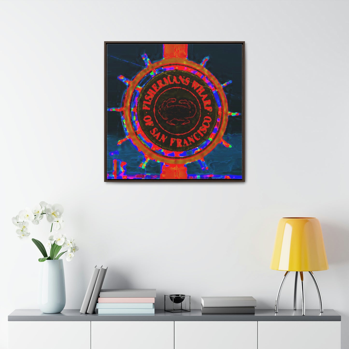 Gallery Canvas Wraps, Square Frame ... "No.9 Fishermen's Grotto - Fishermen's Wharf, SF, California" ... Family Archives: 1970's ... Original Works ...