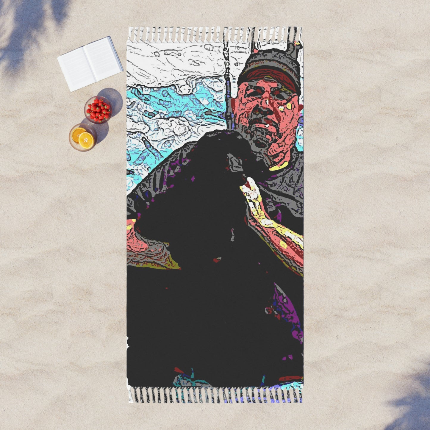Boho Beach Cloth ...  When She Was Young ... "Todd & Jett" ... California Point Locale: June 2022, Central Idaho ... Original Works
