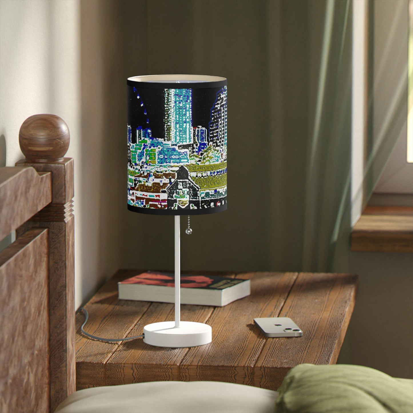 Lamp on a Stand, US|CA plug ... That Classic Wheel ... 'Seattle's Wheel' ... & Old Classic Waterside Vendors ...  'Family Archives' ... Original Works ...