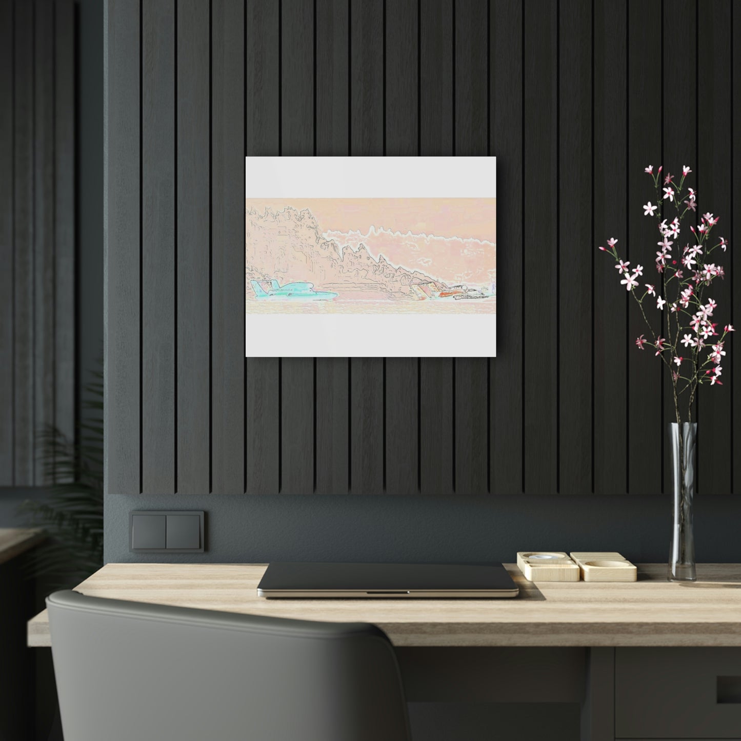 Acrylic Prints ... Seattle Columbia Cup On Lake Washington ... "Dave Wilcox Heads For The Win" ... Associate Gift-Photo ... Original Works ...
