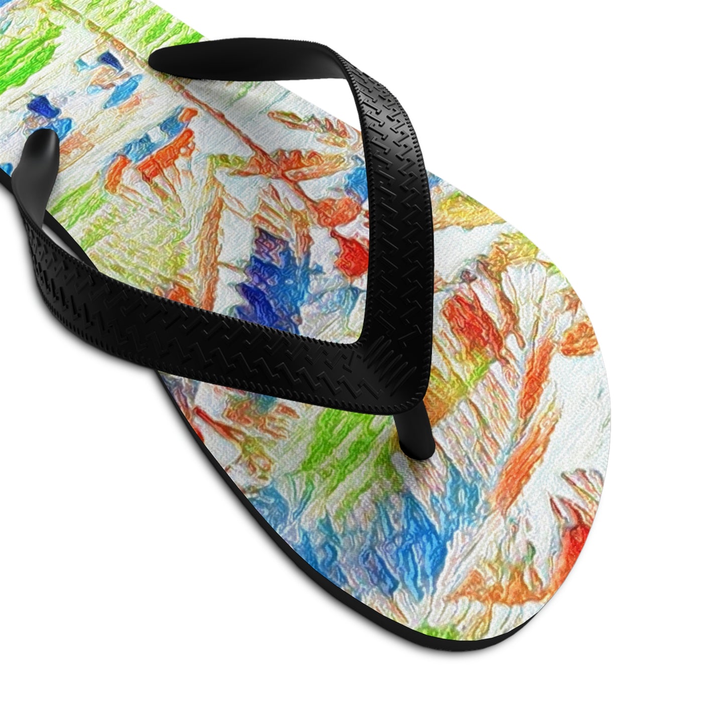 Unisex Flip-Flops ... "The Royal Hawai'ian: Waikiki Beach_Beach" ... Honolulu, HI ... Ocotber 2014 (Halloween) ... Original Works ...