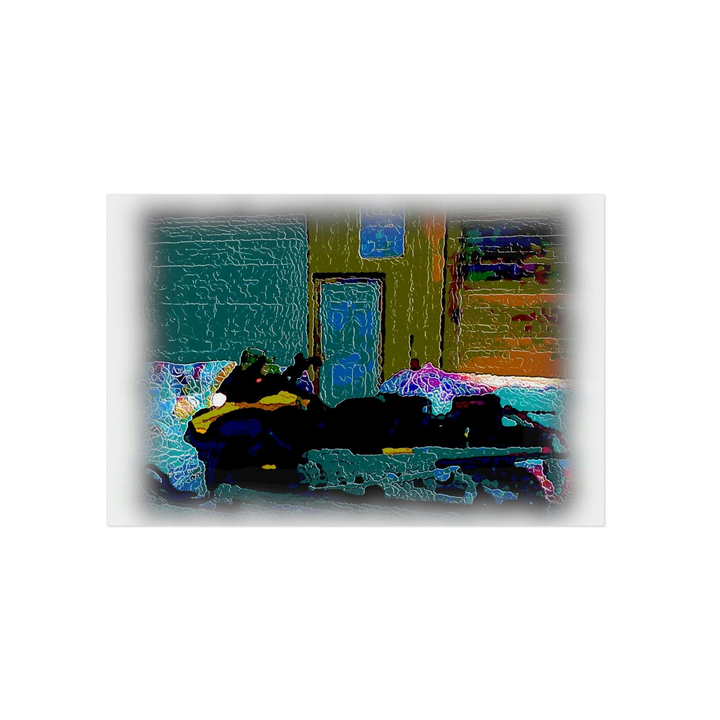 Aluminum Composite Panels ... "Winter Mail Collection Stop" ... 'A Modern Wells Fargo Wagon Service' ... November 2022, Idaho, USA ... Original Works ...
