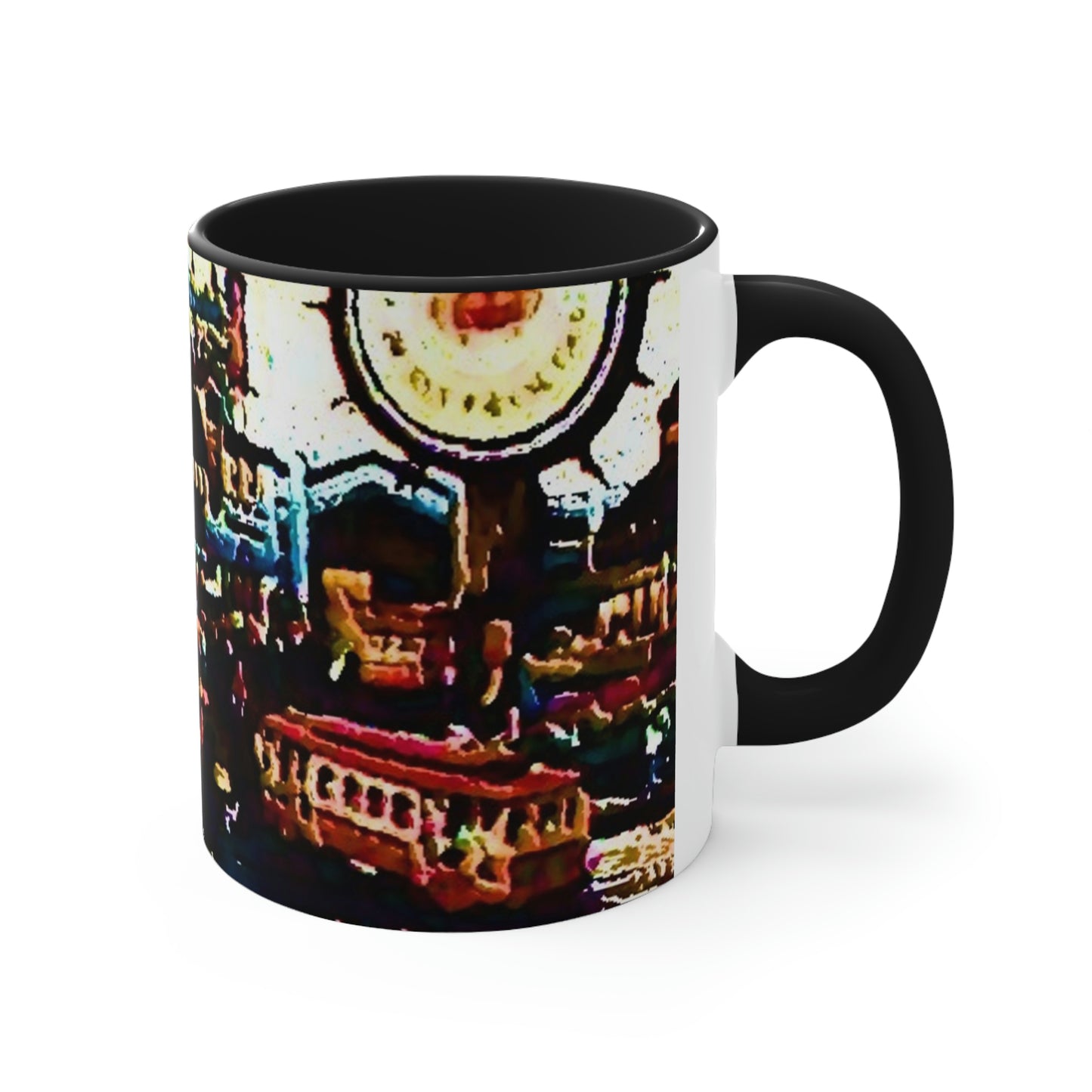Accent Coffee Mug, 11oz ...  "No.9 Fishermen's Grotto - Fishermen's Wharf, SF, California" ... Family Archives: 1970's ... Original Works ...