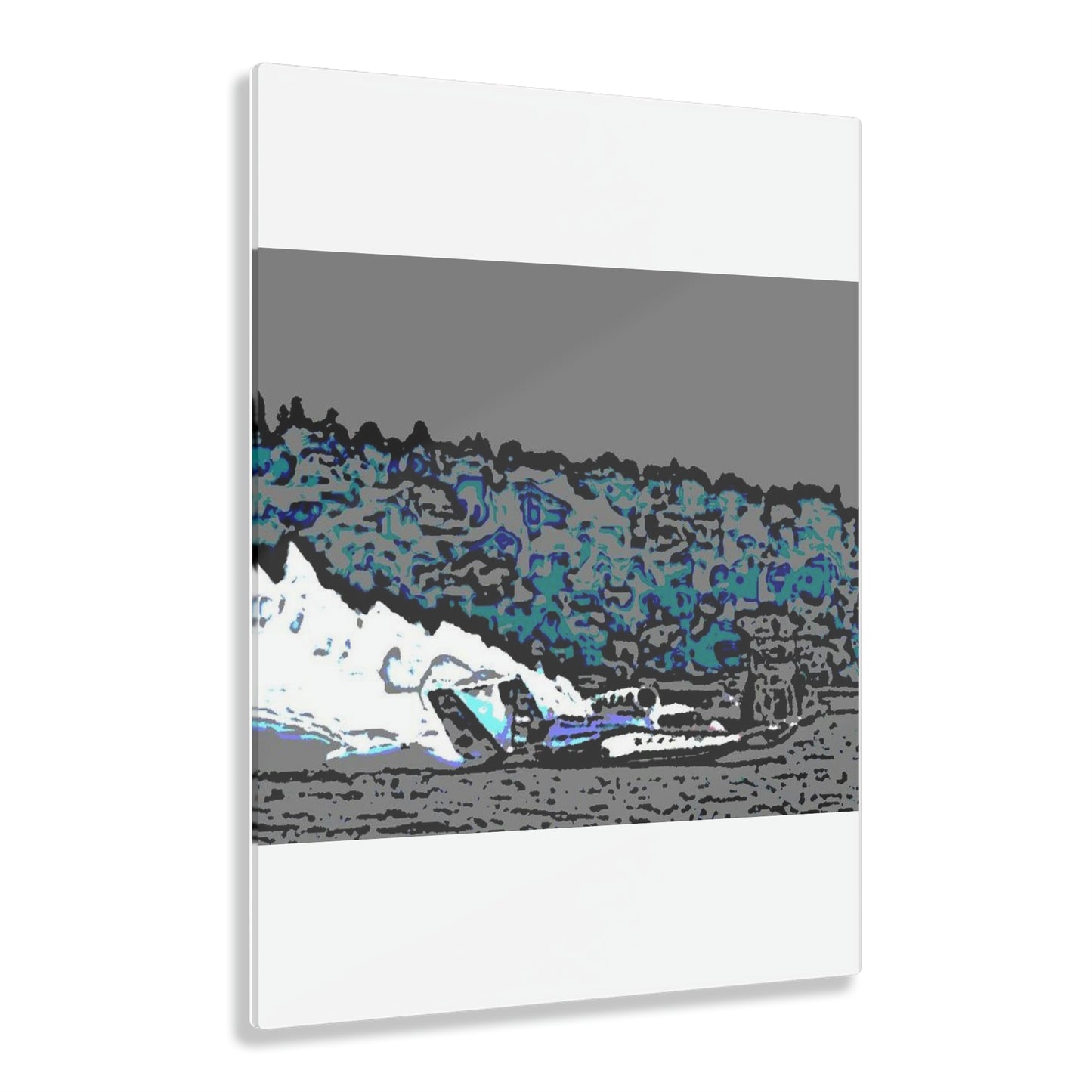 Acrylic Prints ... Seattle Columbia Cup On Lake Washington ... "Dave Wilcox Heads For The Win" ... Associate Gift-Photo ... Original Works ...