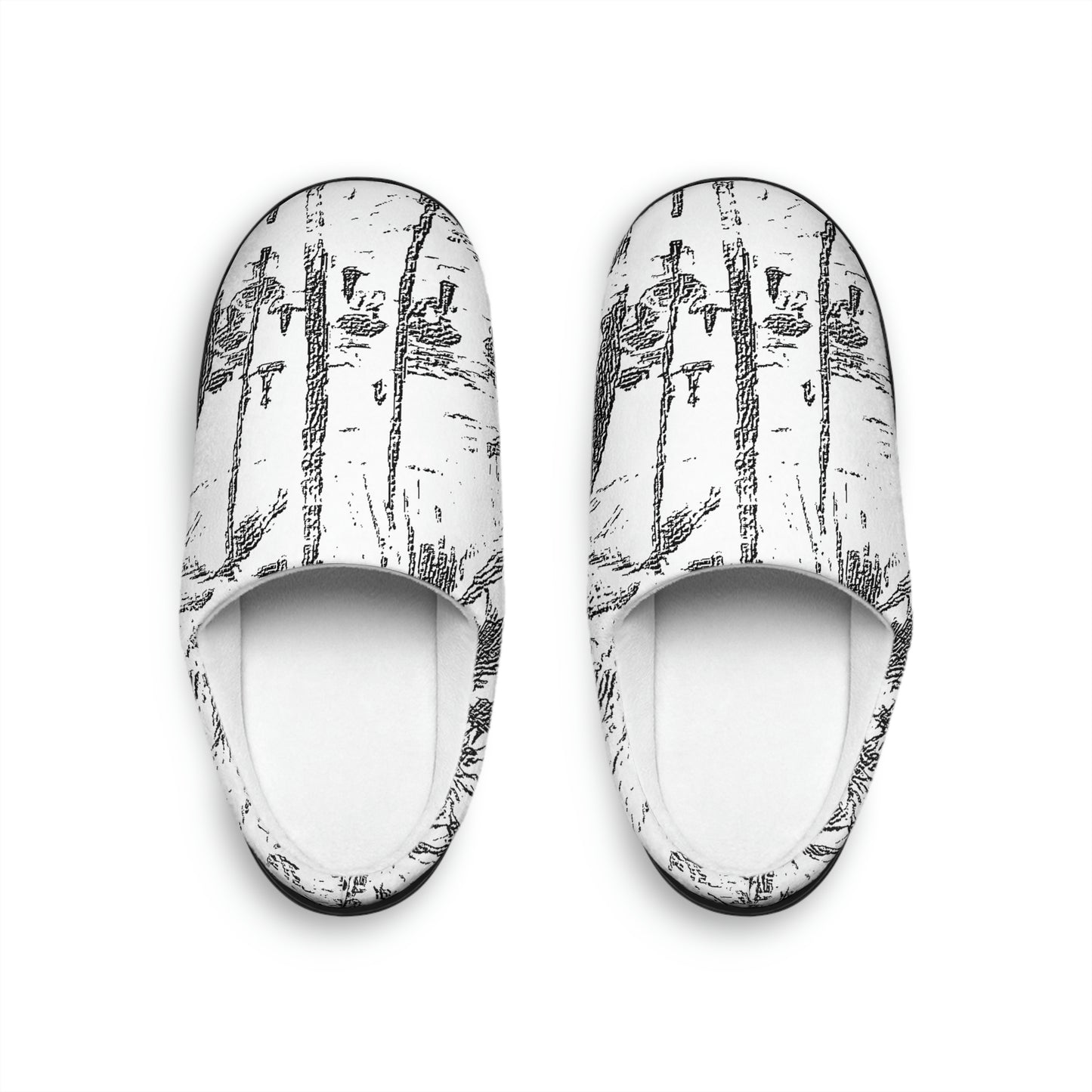 Men's Indoor Slippers ... "The Royal Hawai'ian: Waikiki Beach_Beach" ... Honolulu, HI ... October 2014 (Halloween) ... Original Works ...