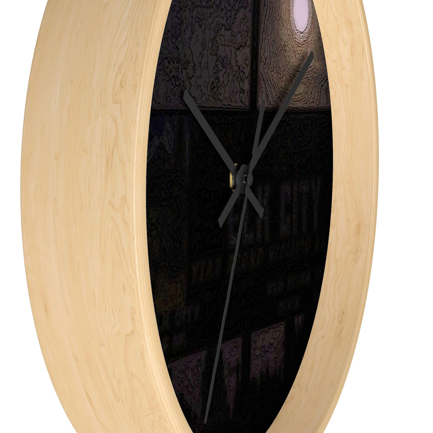 Wall clock ... Car Approaches From The Stern ... Moon Ascendary From The Bow ... "Two Friendly Travellers On A Cold Night Near Elk City" ... C