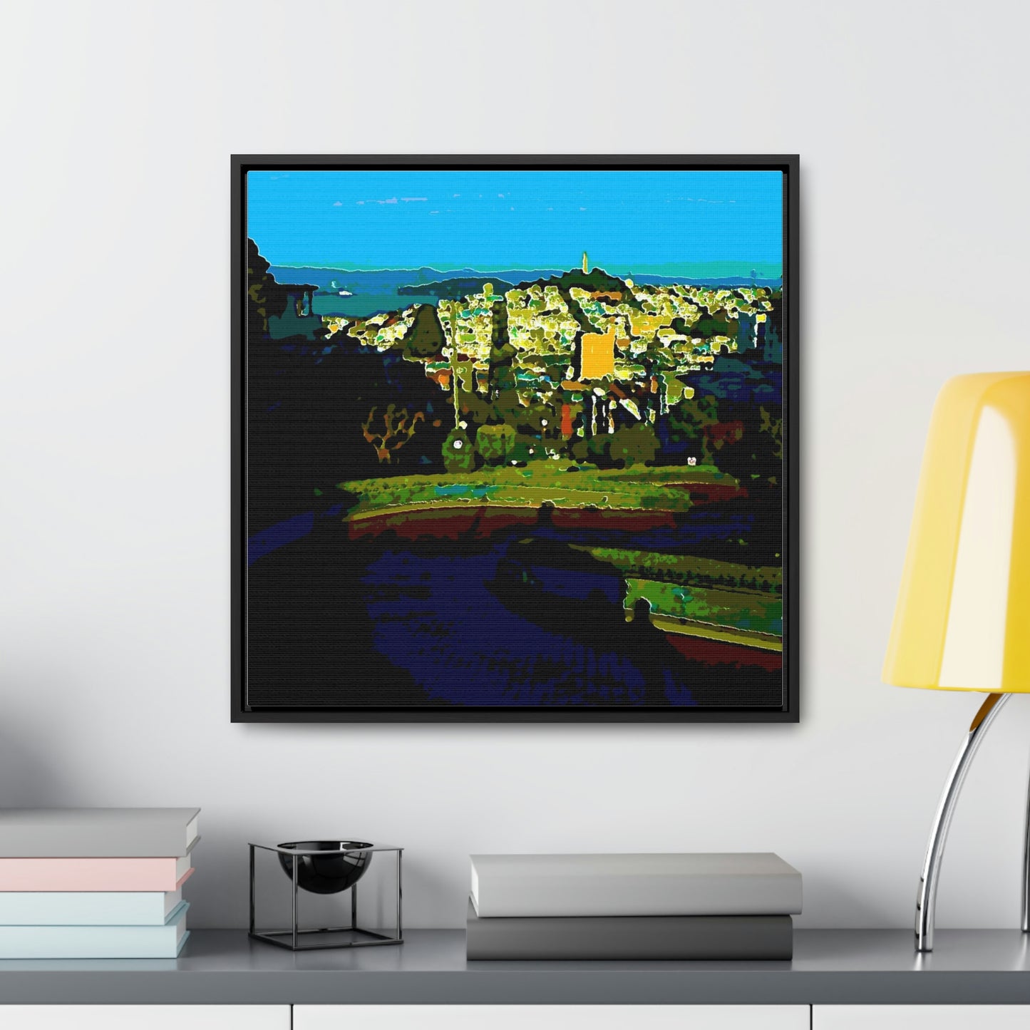 Gallery Canvas Wraps, Square Frame ...  "Lombard Street San Francisco, CA, USA" ... Family Archives 1970's ... Original Works ...