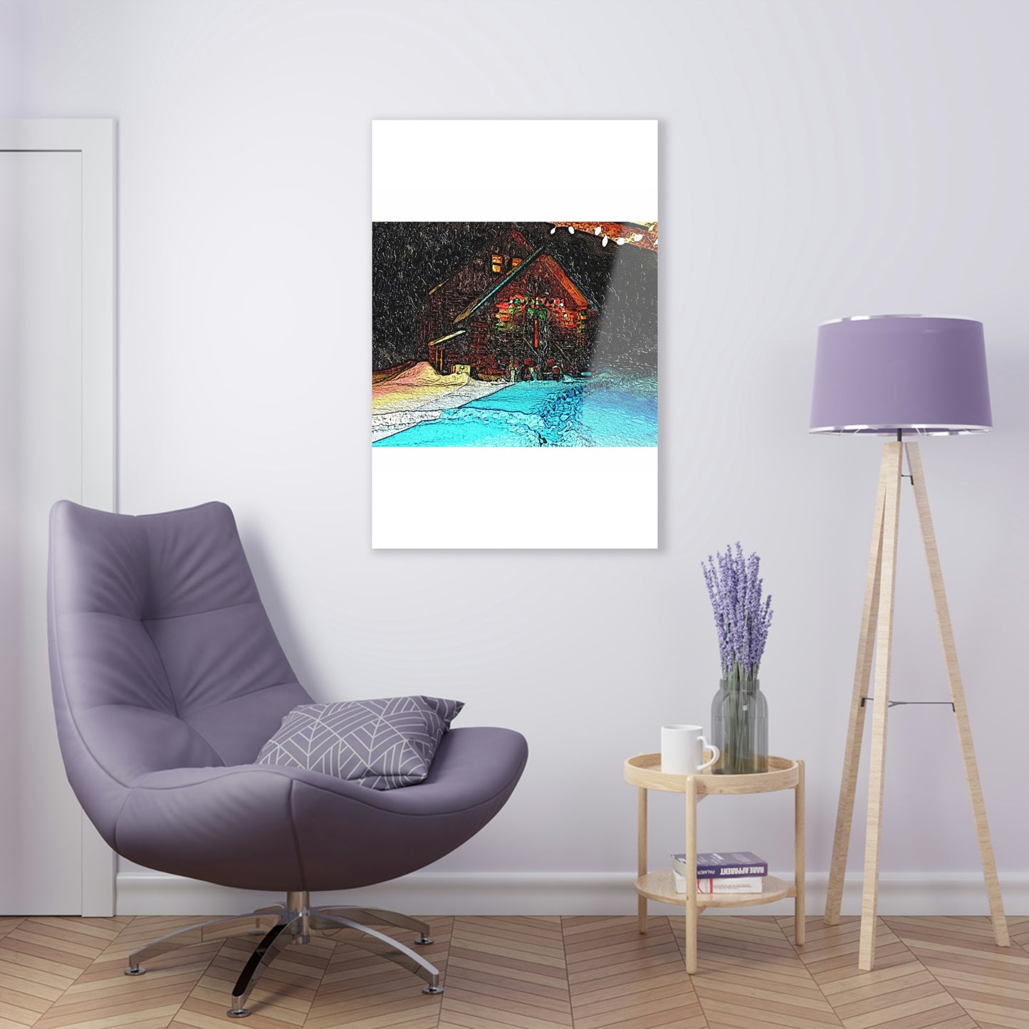 Acrylic Prints ... A Cold ... A Very Snowy ... "A Tranquil & Quiet Morning In Mountainous Central Idaho" ... Original Works ...