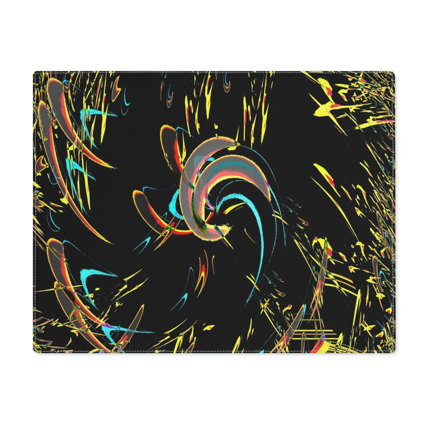 Placemat, 1pc ... "Waning Moon" ... Central Idaho ... October 2022 ... Rendering Time: 22 Hours ... Original Works ...