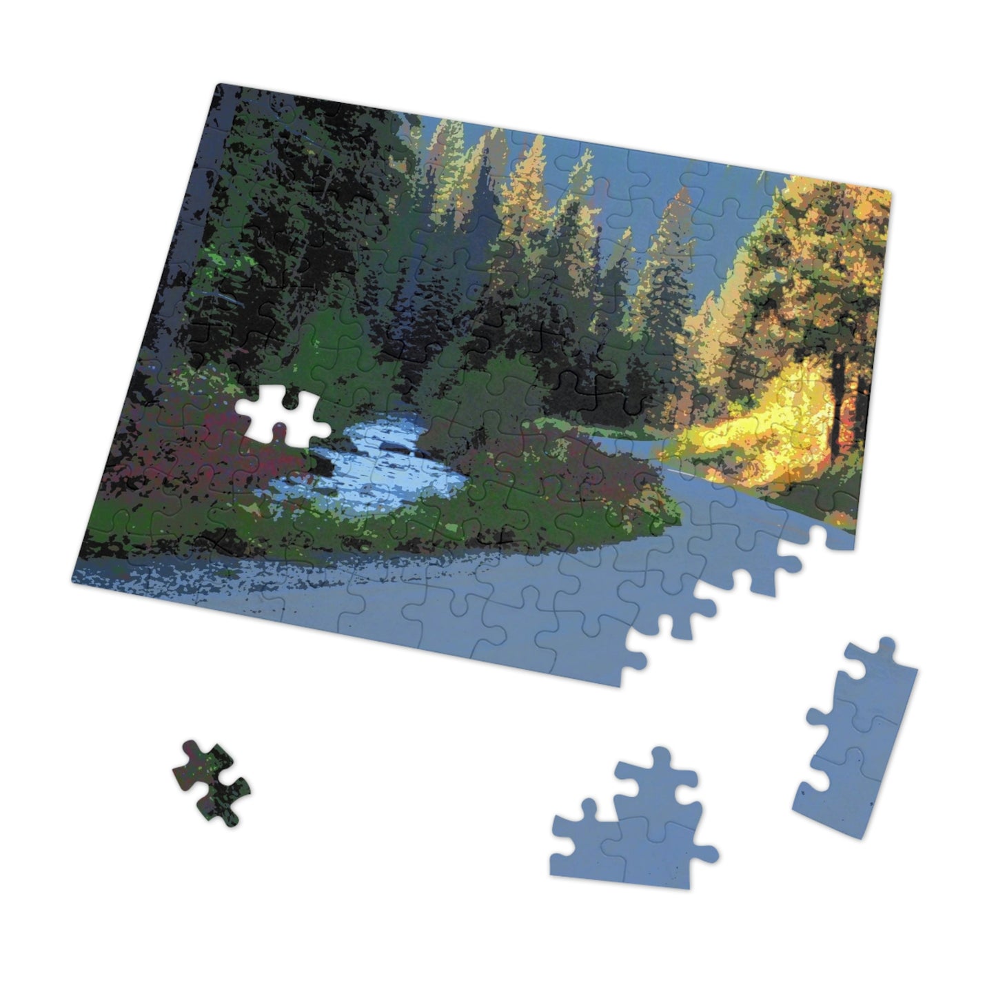 Jigsaw Puzzle (30, 110, 252, 500,1000-Piece) ... Piece-By-Piece ... "Count The Hours & Enjoy The Colors..!" ... Original Works: Phots' Photo: Les Objets D'Art ...